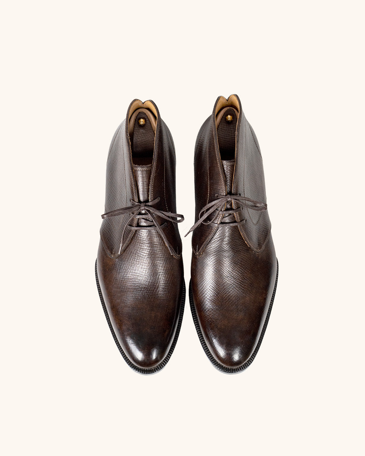 Stefano Bemer Boots T7000 Stivaletti Pelle Marrone Chukka