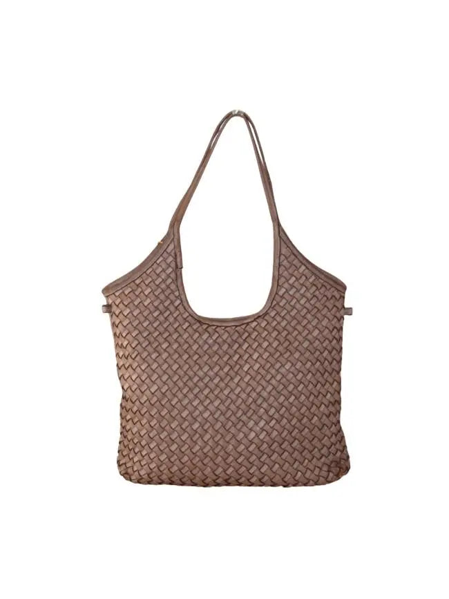 Sandro Barbera Borse BAVM47852 borsa spalla taupe intrecciata