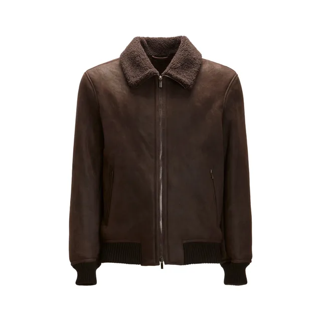 F.lli Rossetti 99809 Giubbino Shearling Grigio Antracite