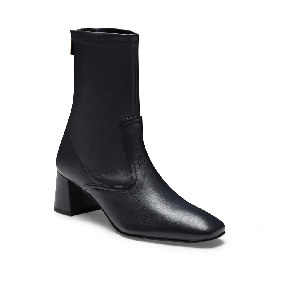 F.lli Rossetti 68326 stivaletto donna marine pelle tacco 50