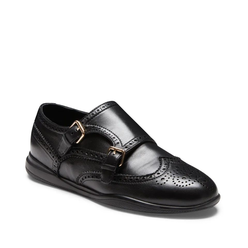 F.lli Rossetti Derby Kyoto 77242 pelle nero fibbia donna