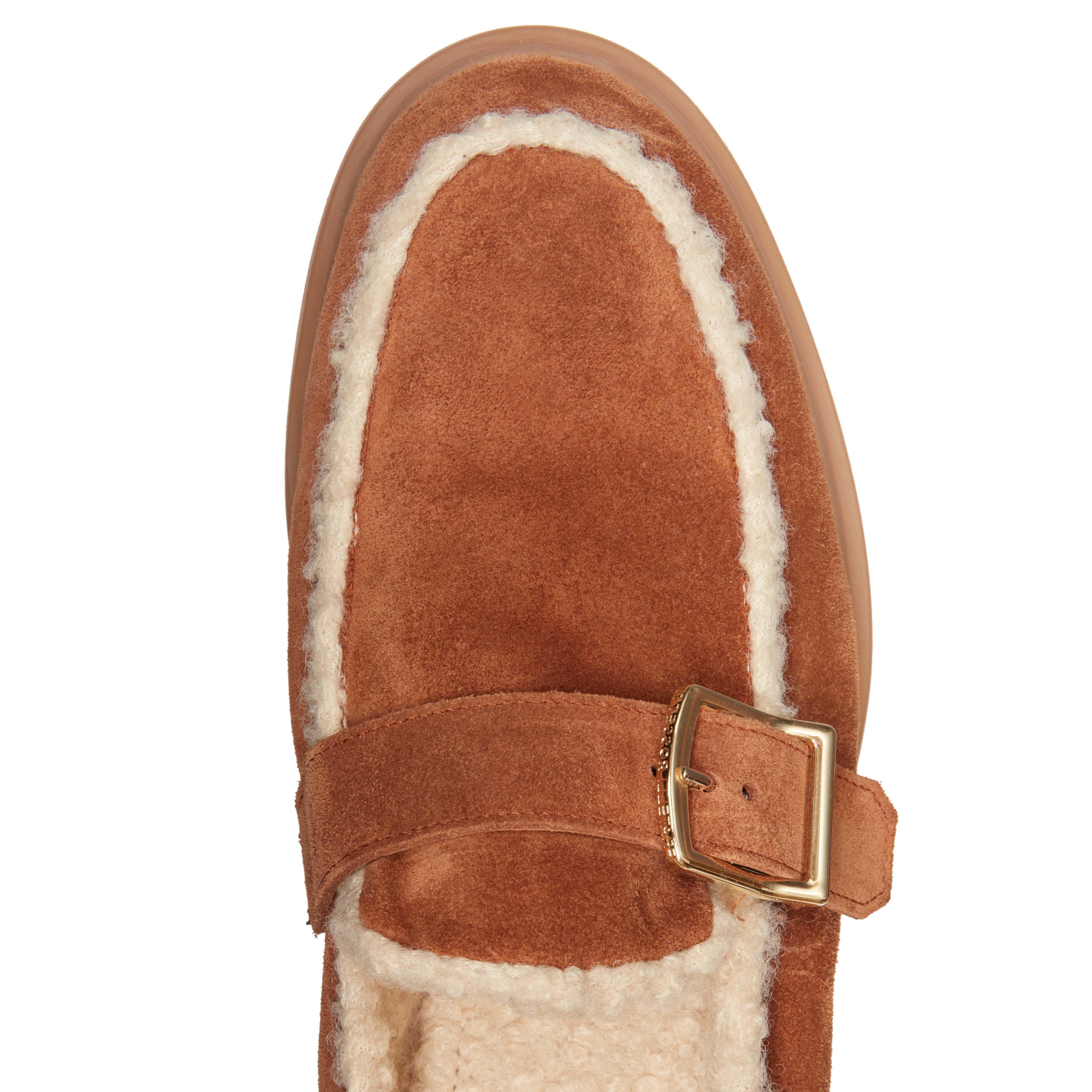 F.lli Rossetti 67934 Mocassino Suede Bruciato Fibbia Donna