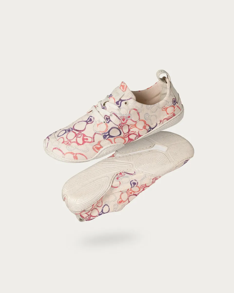 Wildling Shoes Tanuki Asawa slip-on carta washi multicolore
