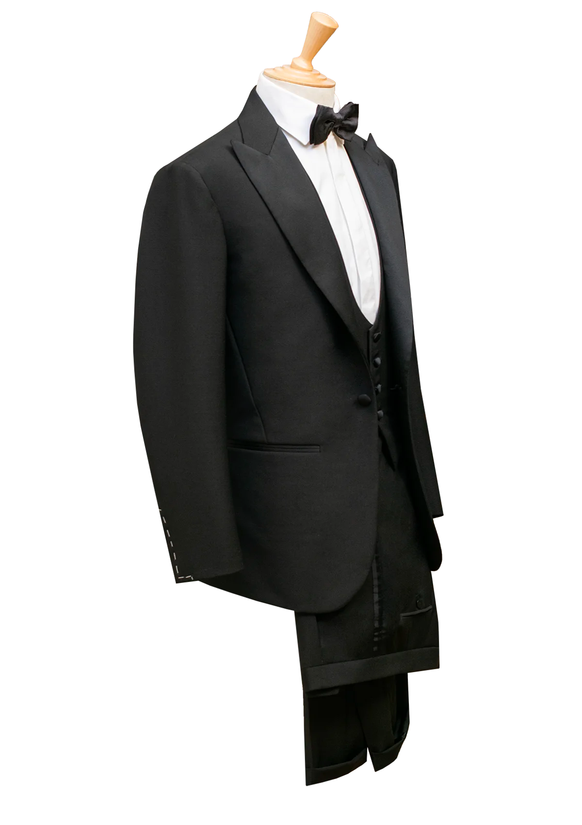 Stefano Bemer Suits Tuxedo Smoking lana nero uomo