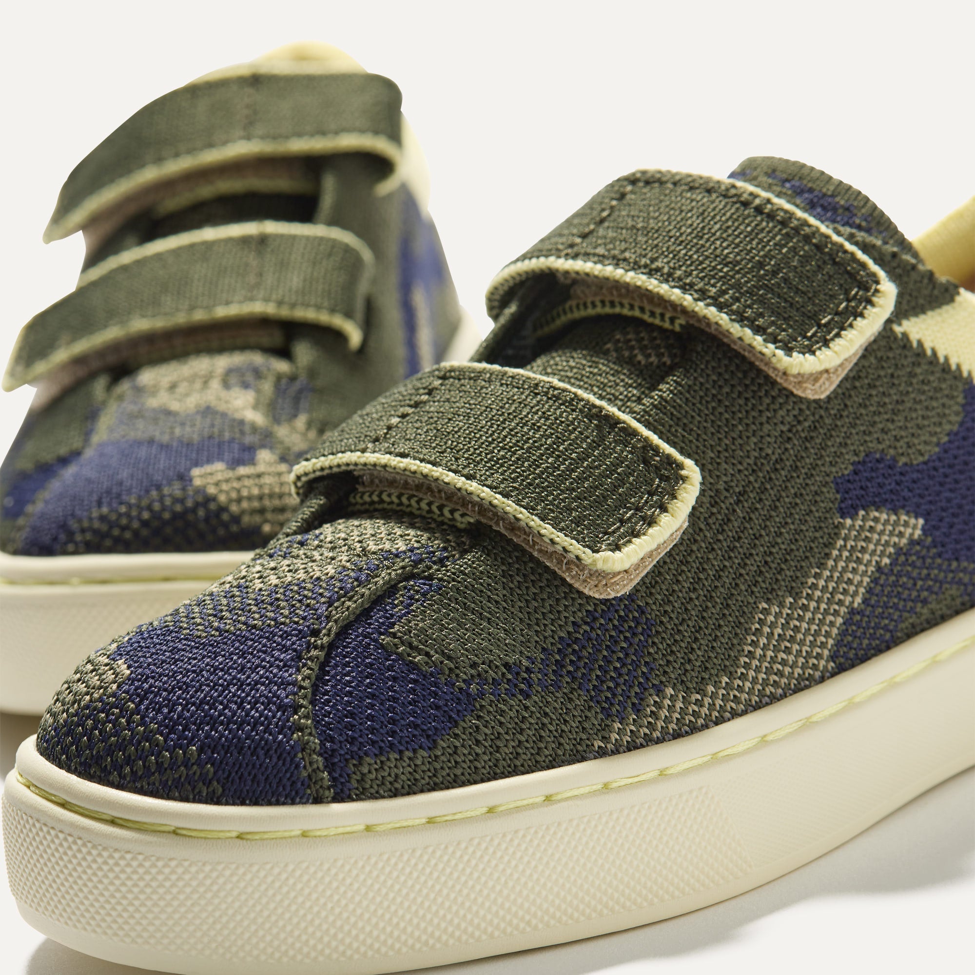 Rothy's The Kids Strap Sneaker sneakers bimbo Spruce Camo velcro