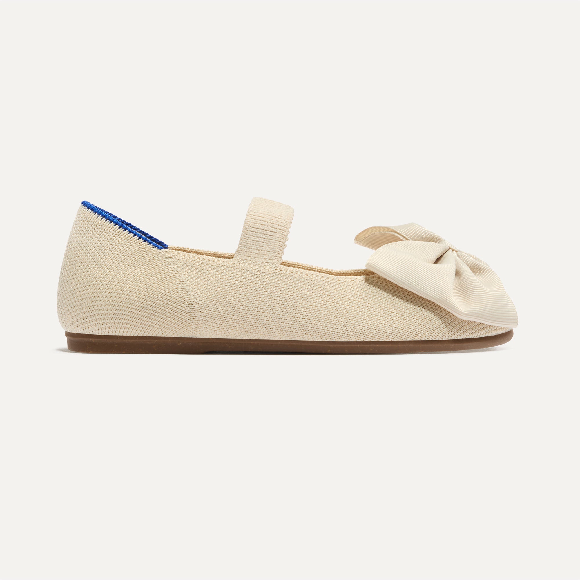 Rothy's Big Bow Mary Jane ballerine bambina avorio conch