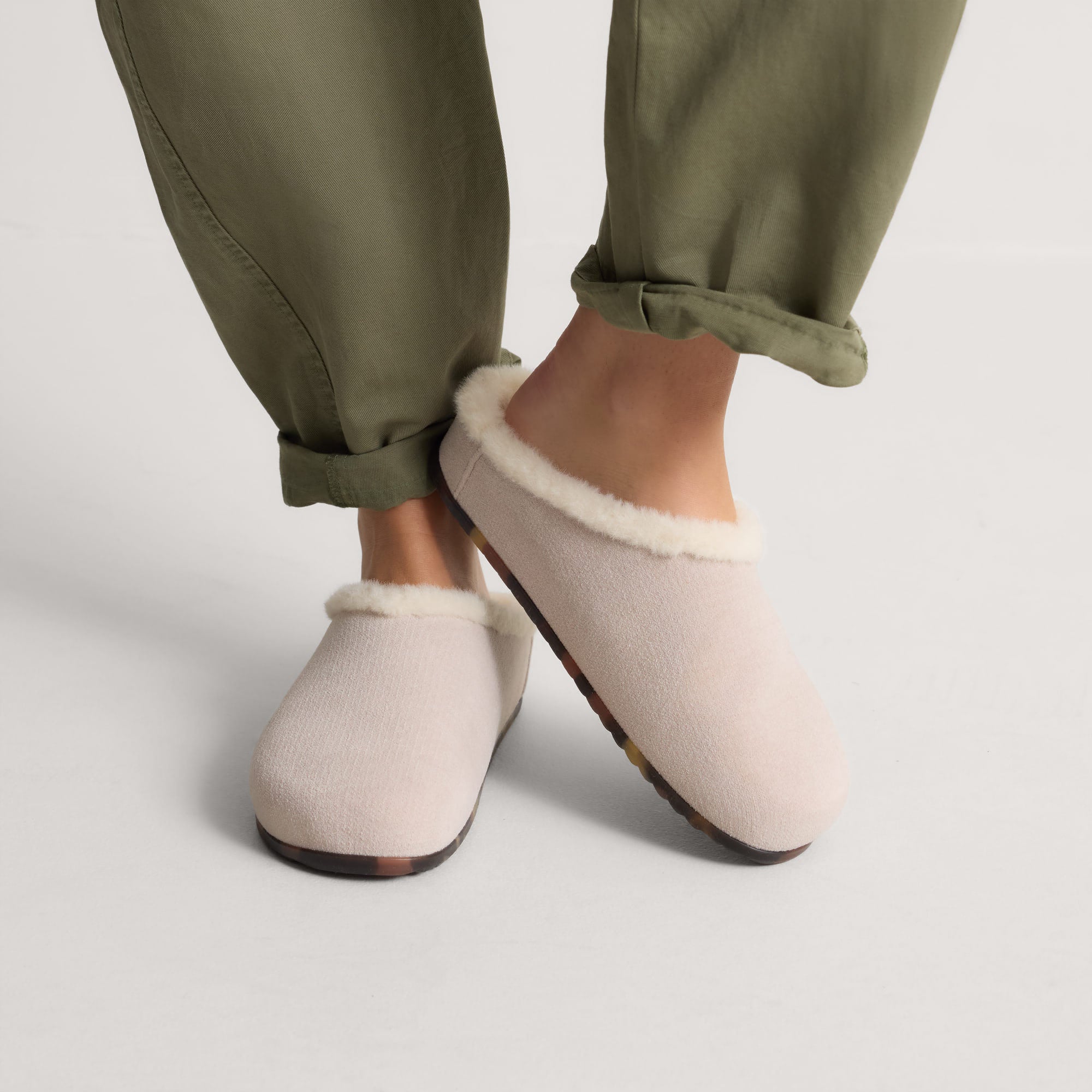 Rothy's Clogs The Après Clog zoccoli tortora fodera calda