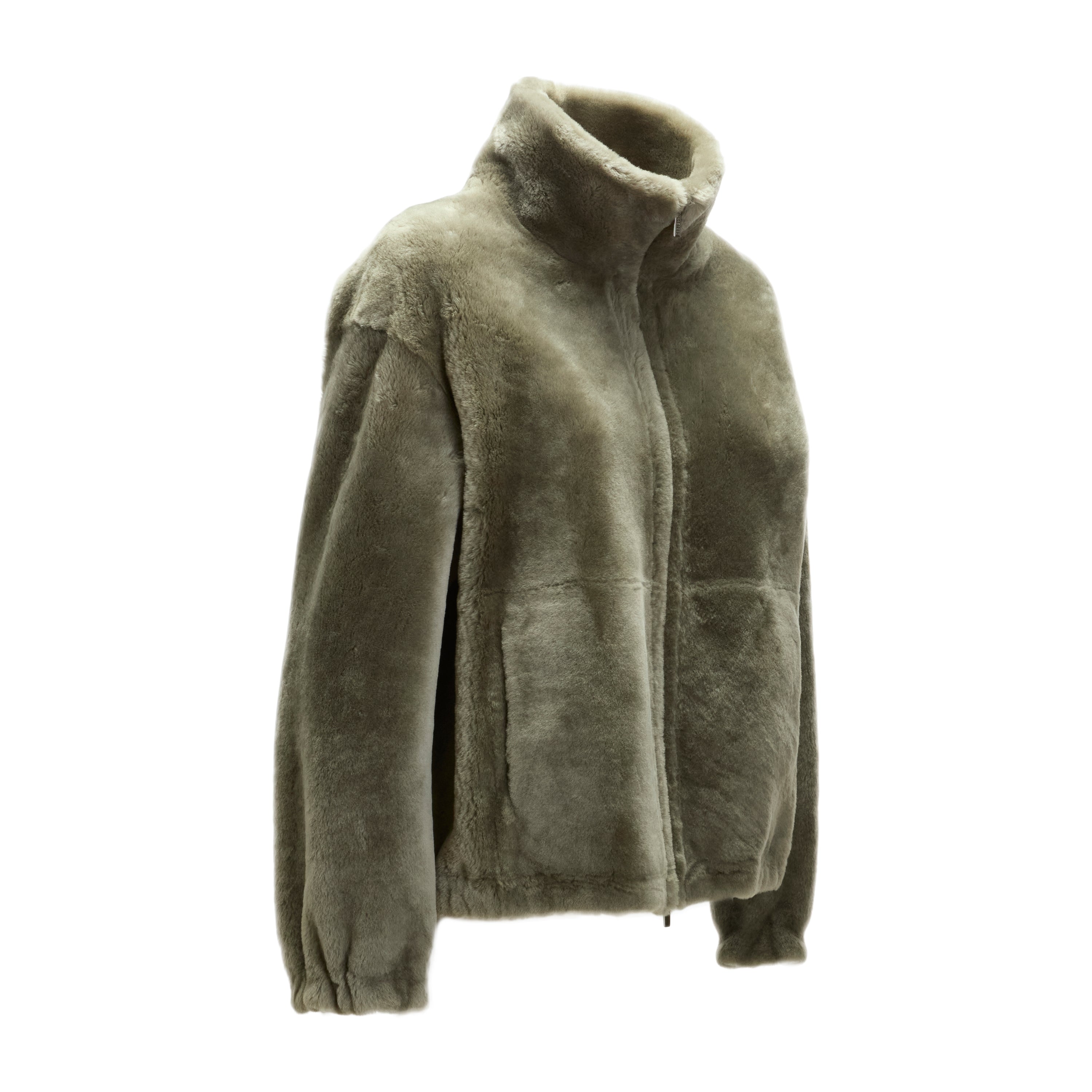 F.lli Rossetti 98419 giubbino donna shearling verde eucalipto