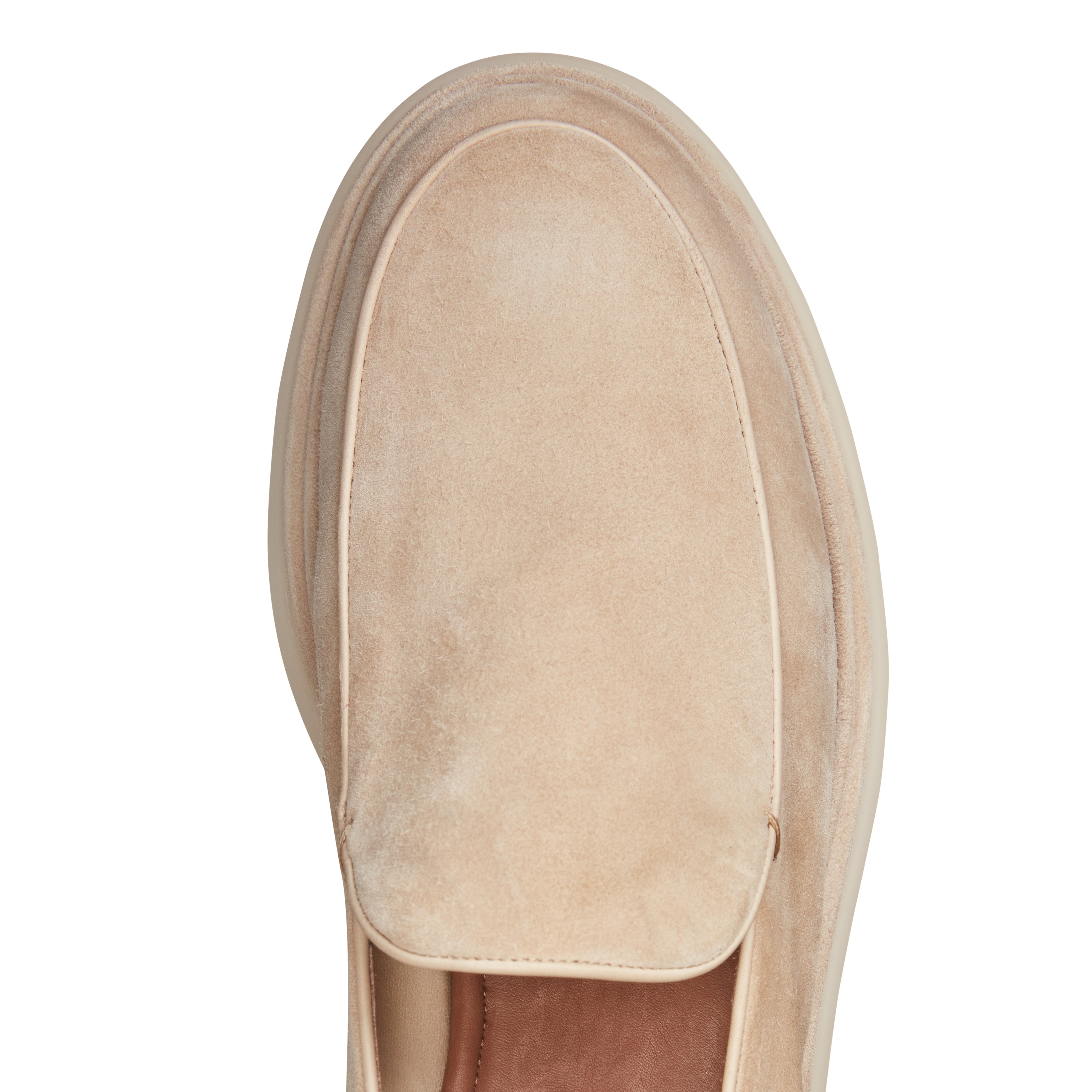 F.lli Rossetti 14499 mocassino uomo latte suede sfoderato