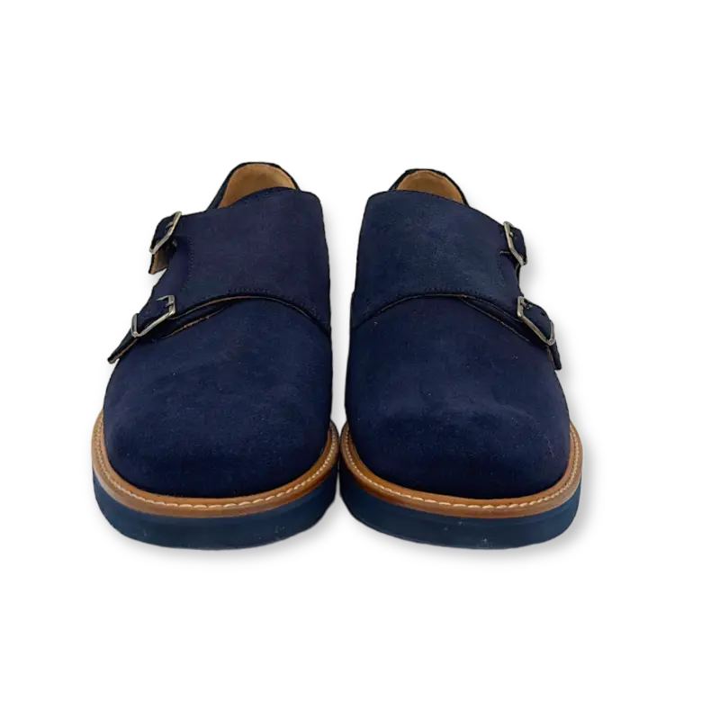 Sandro Barbera Stringate Uomo 1528 GoRain monk blu