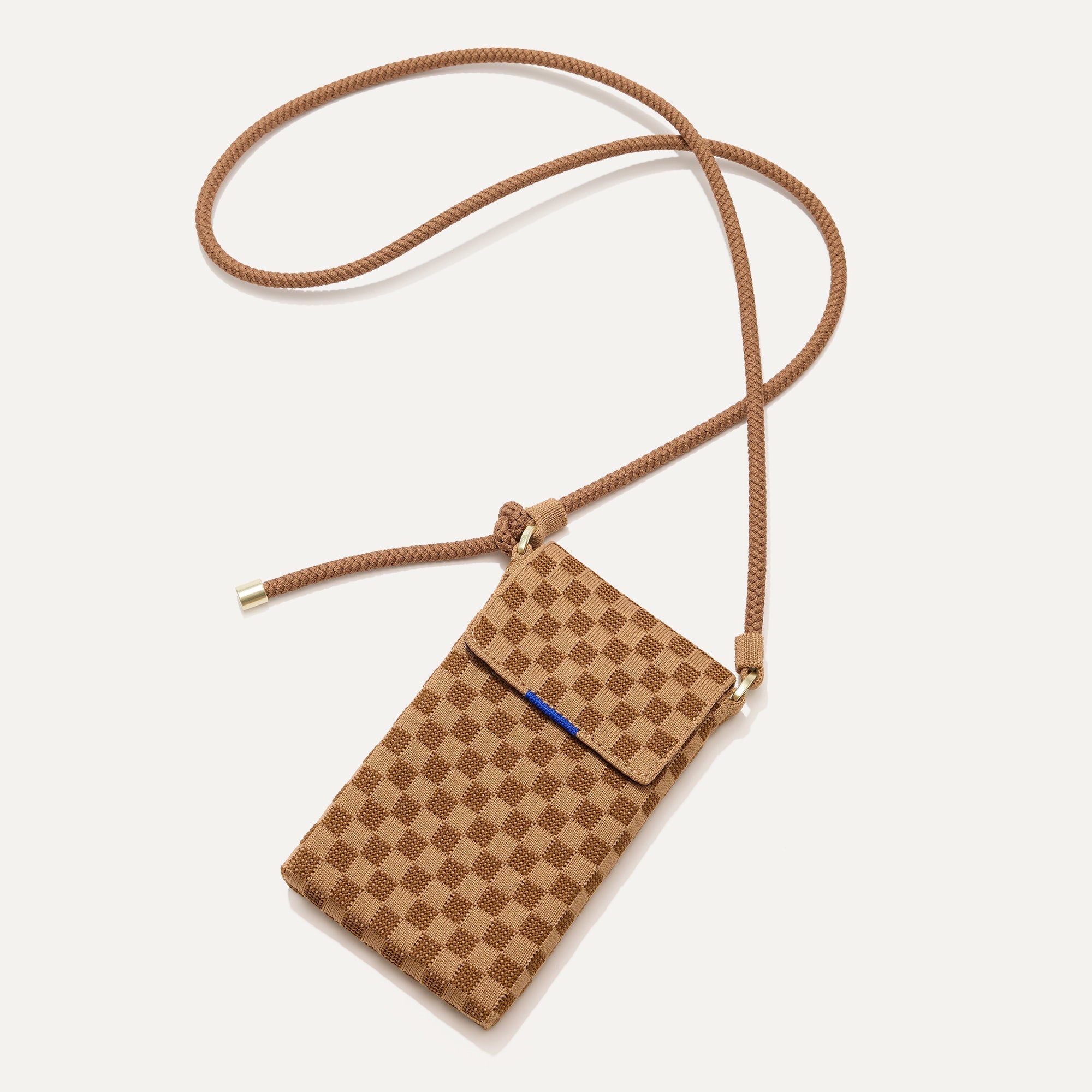 Rothy's The Phone Crossbody tracolla Brown Crochet