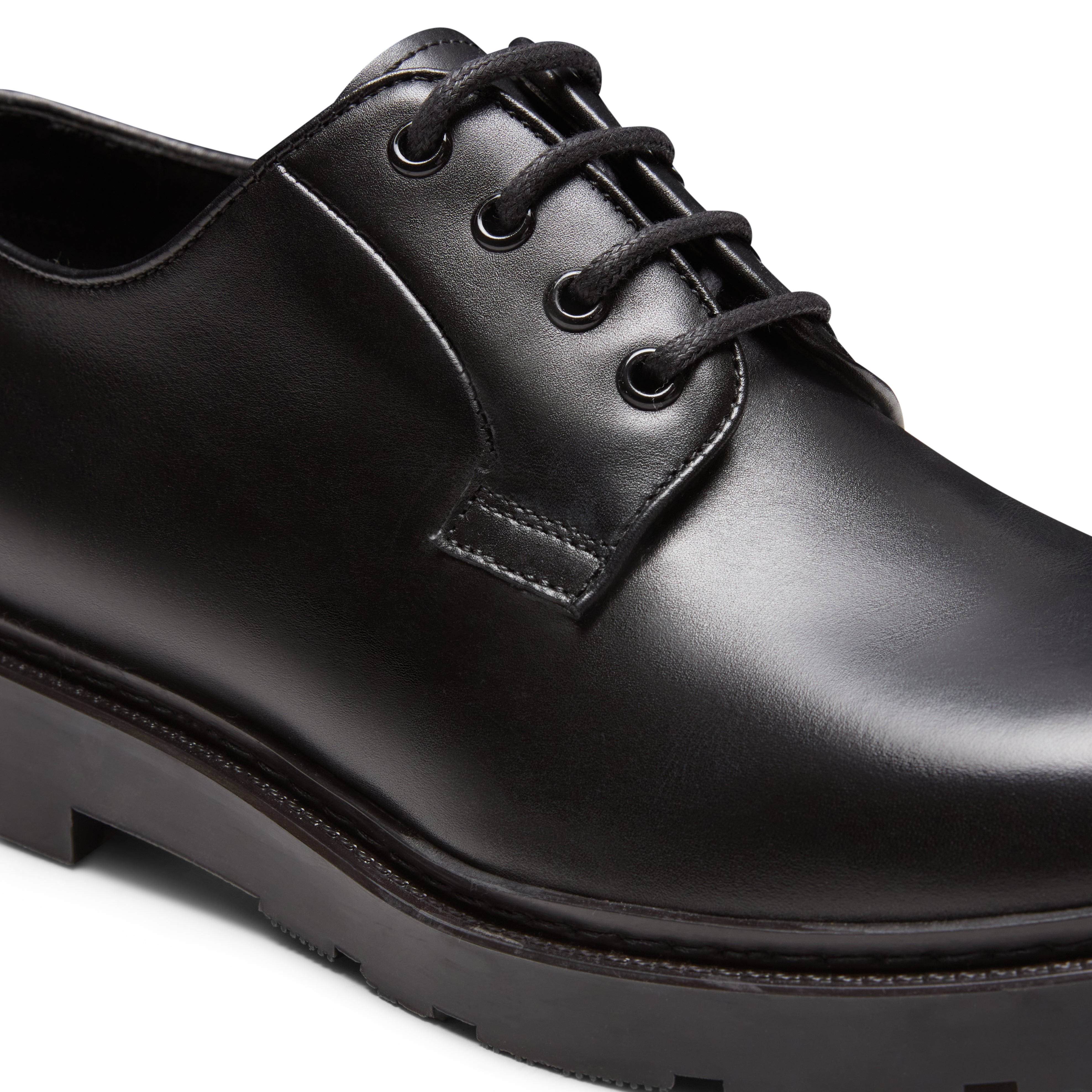 F.lli Rossetti Derby 47208 stringata uomo nero pelle