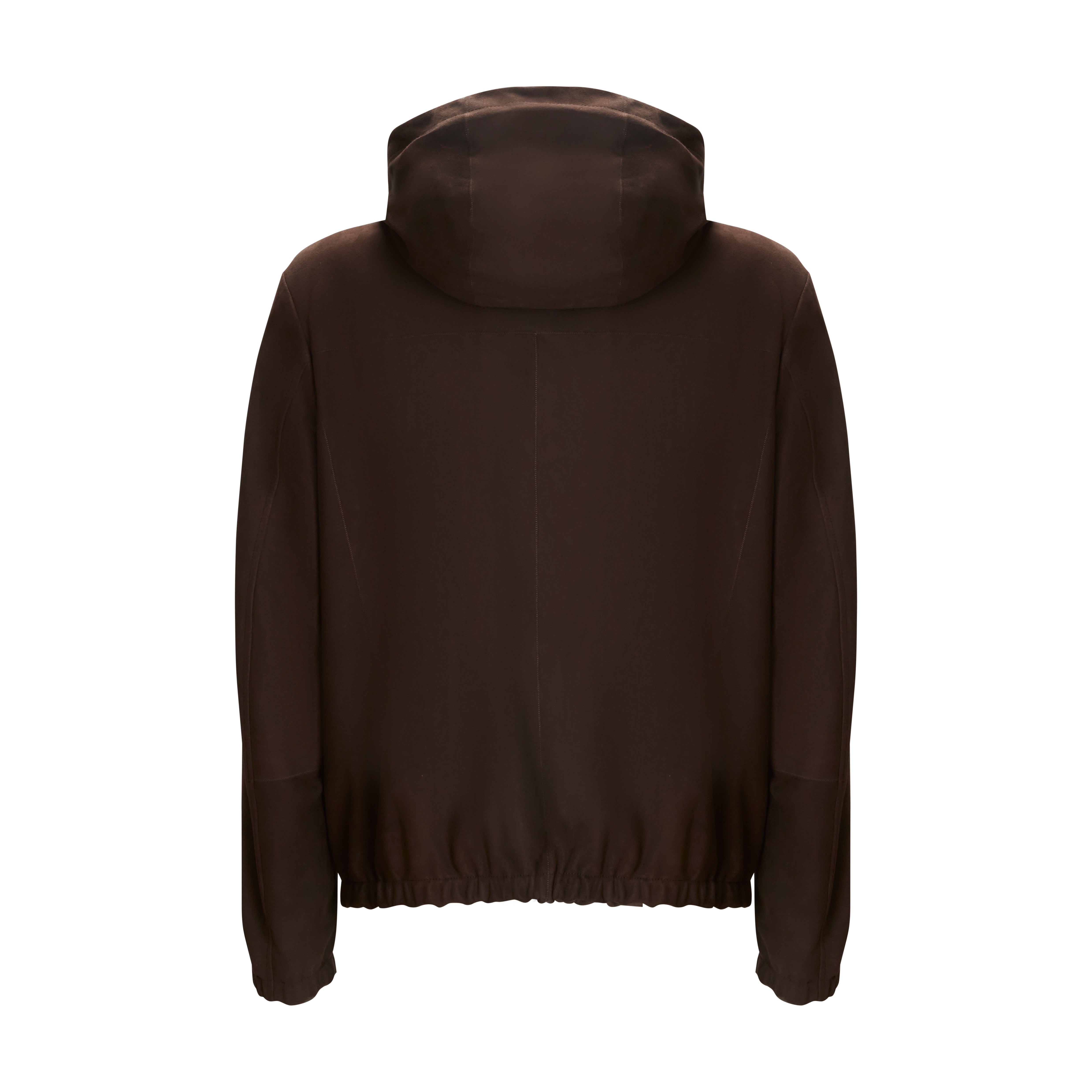 F.lli Rossetti 99792 giubbino uomo marrone suede cappuccio