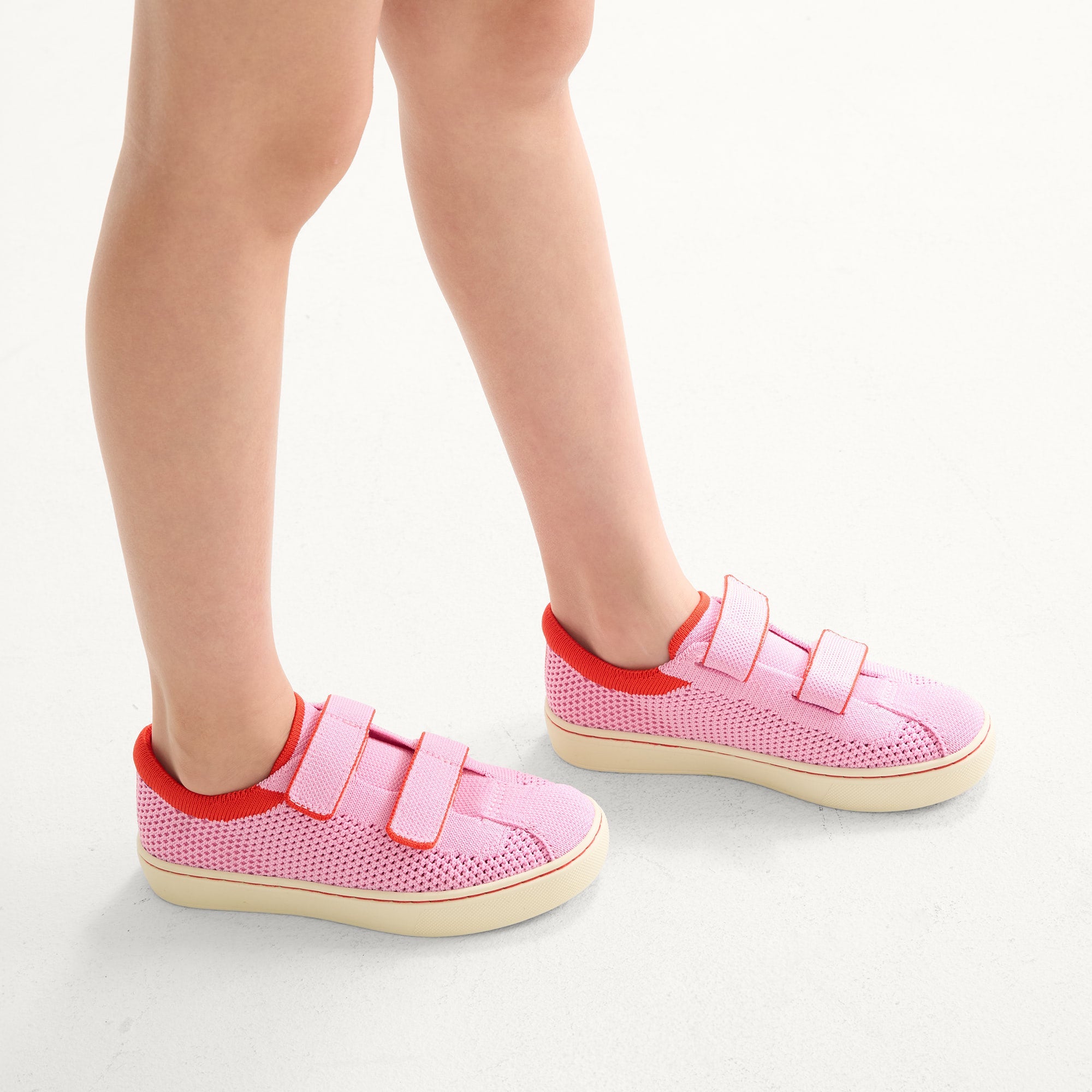 Rothy's The Kids Strap Sneaker scarpe bimba Tutu Open-Knit rosa