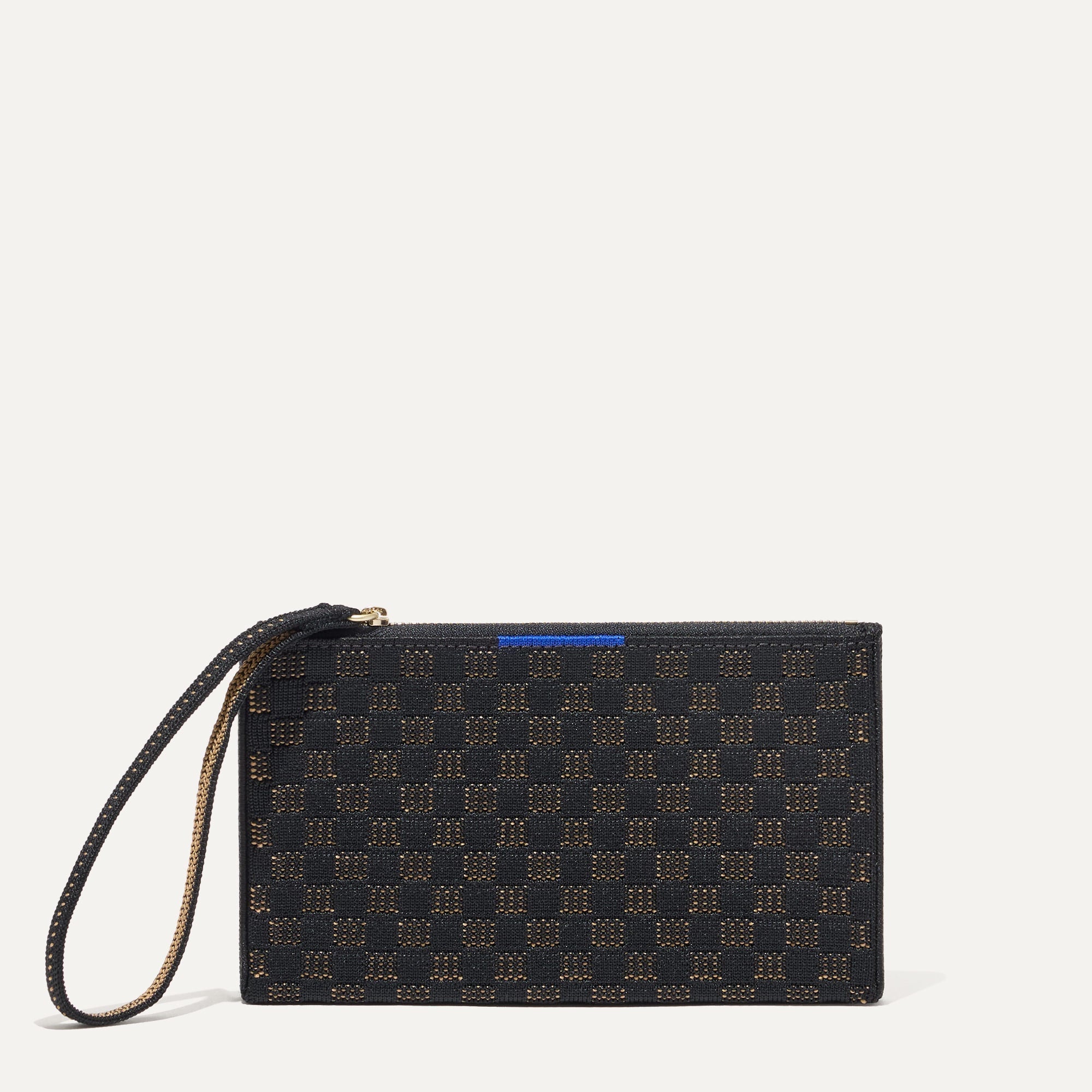 Rothy's Wallet Wristlet pochette Night Song nero intrecciata