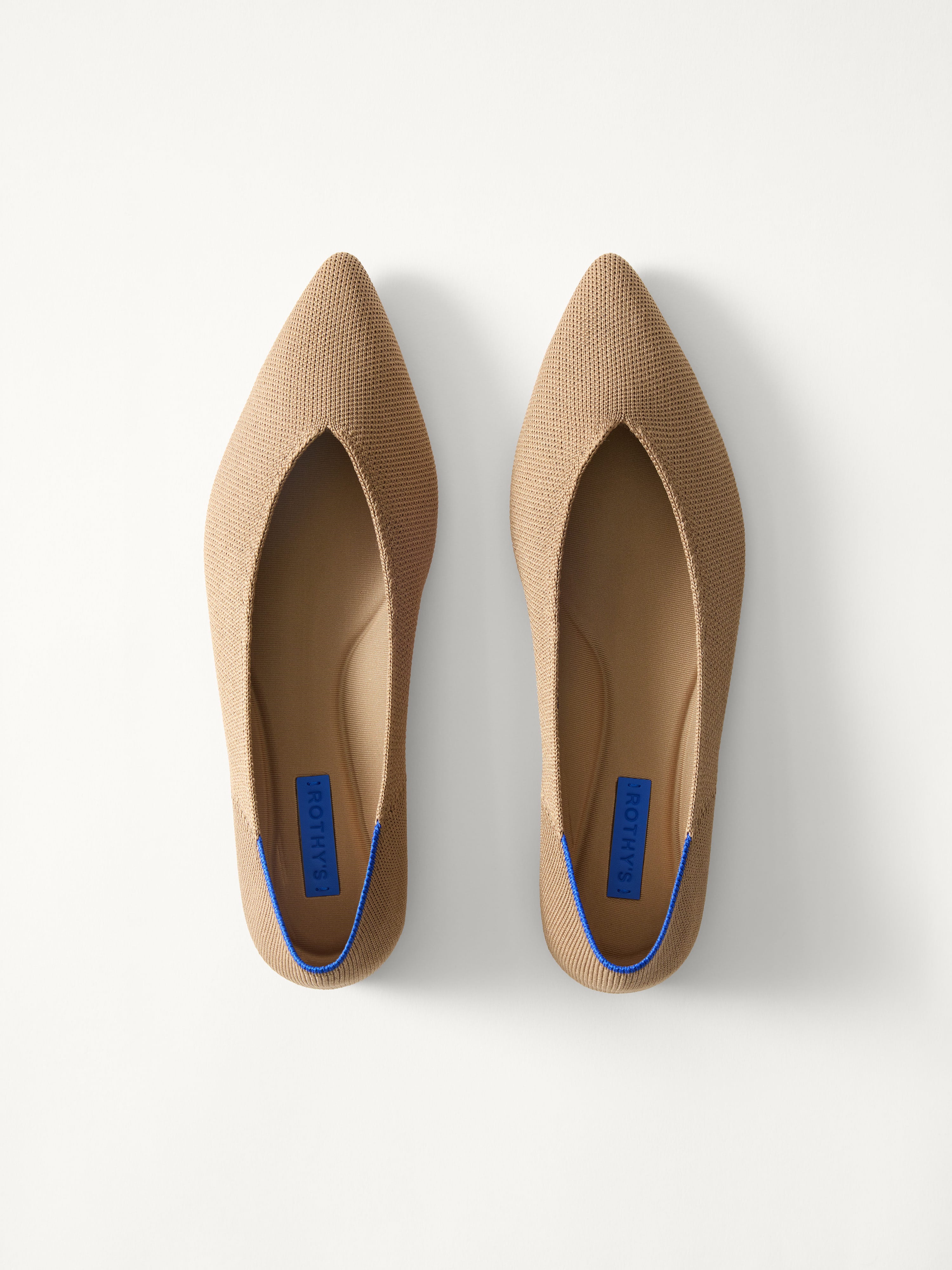 Rothy's The Point III ballerine beige Maple punta a spillo