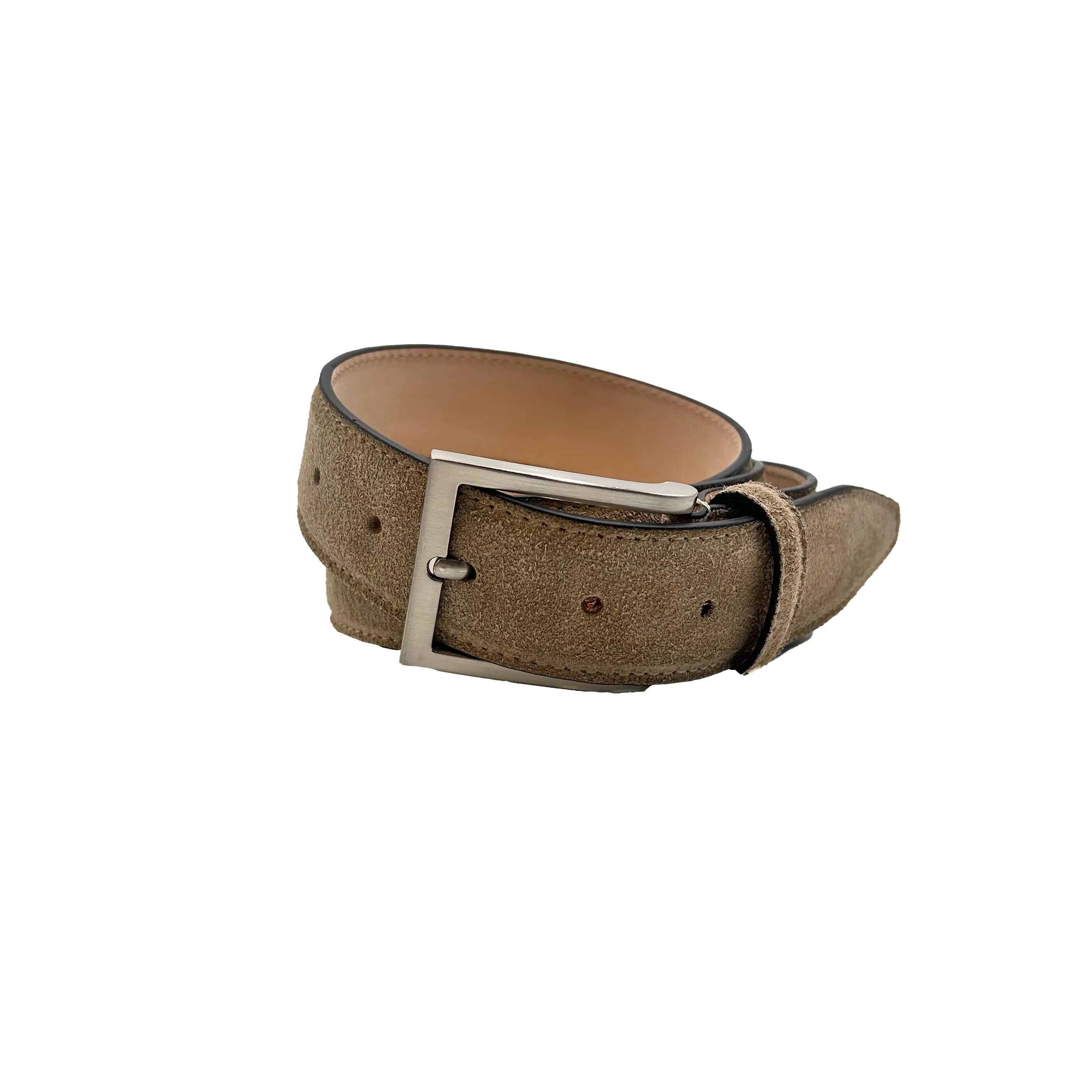 Sandro Barbera Cintura Camoscio Taupe 3,5 cm XS