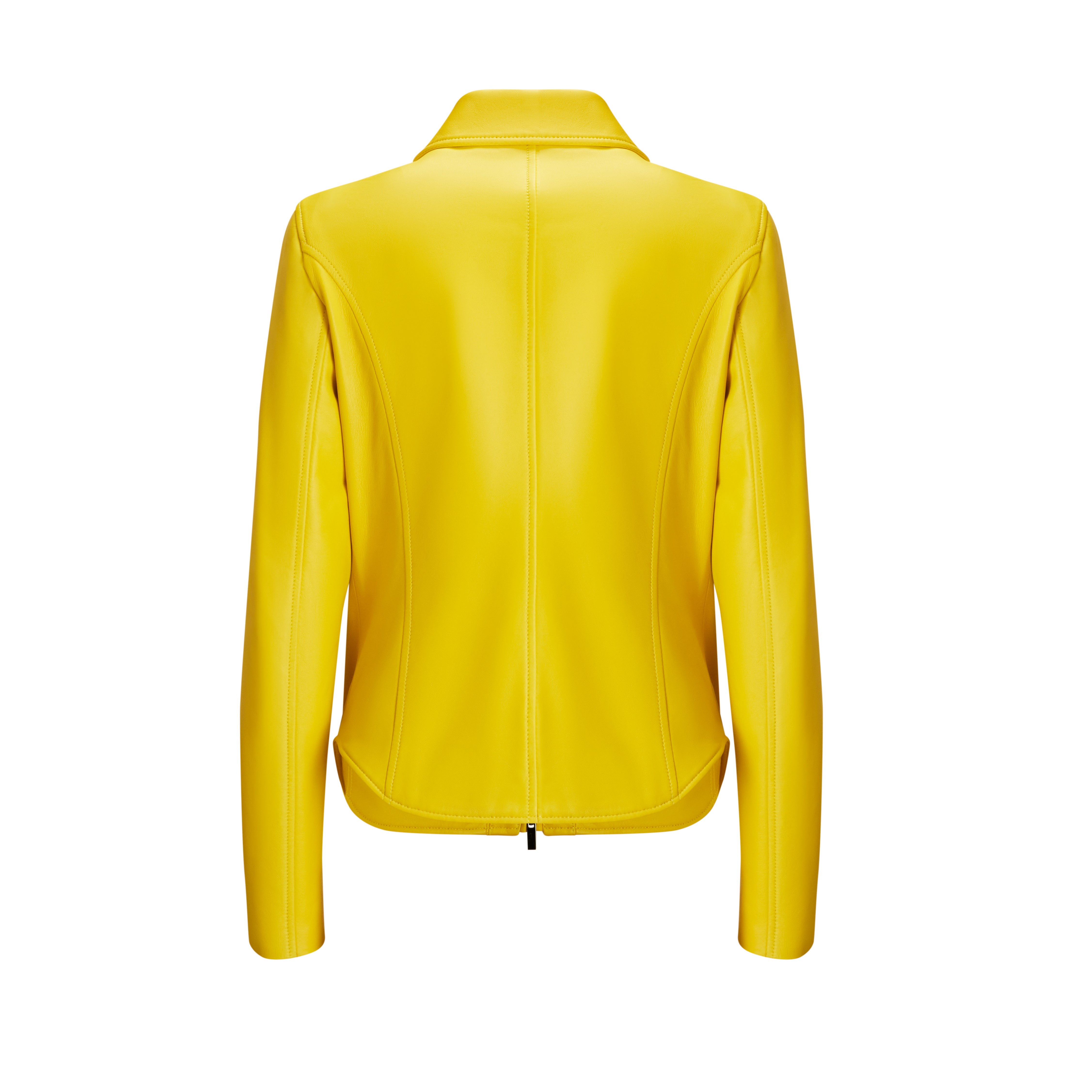 F.lli Rossetti Giacca Pelle Donna Sole Nappa Gialla
