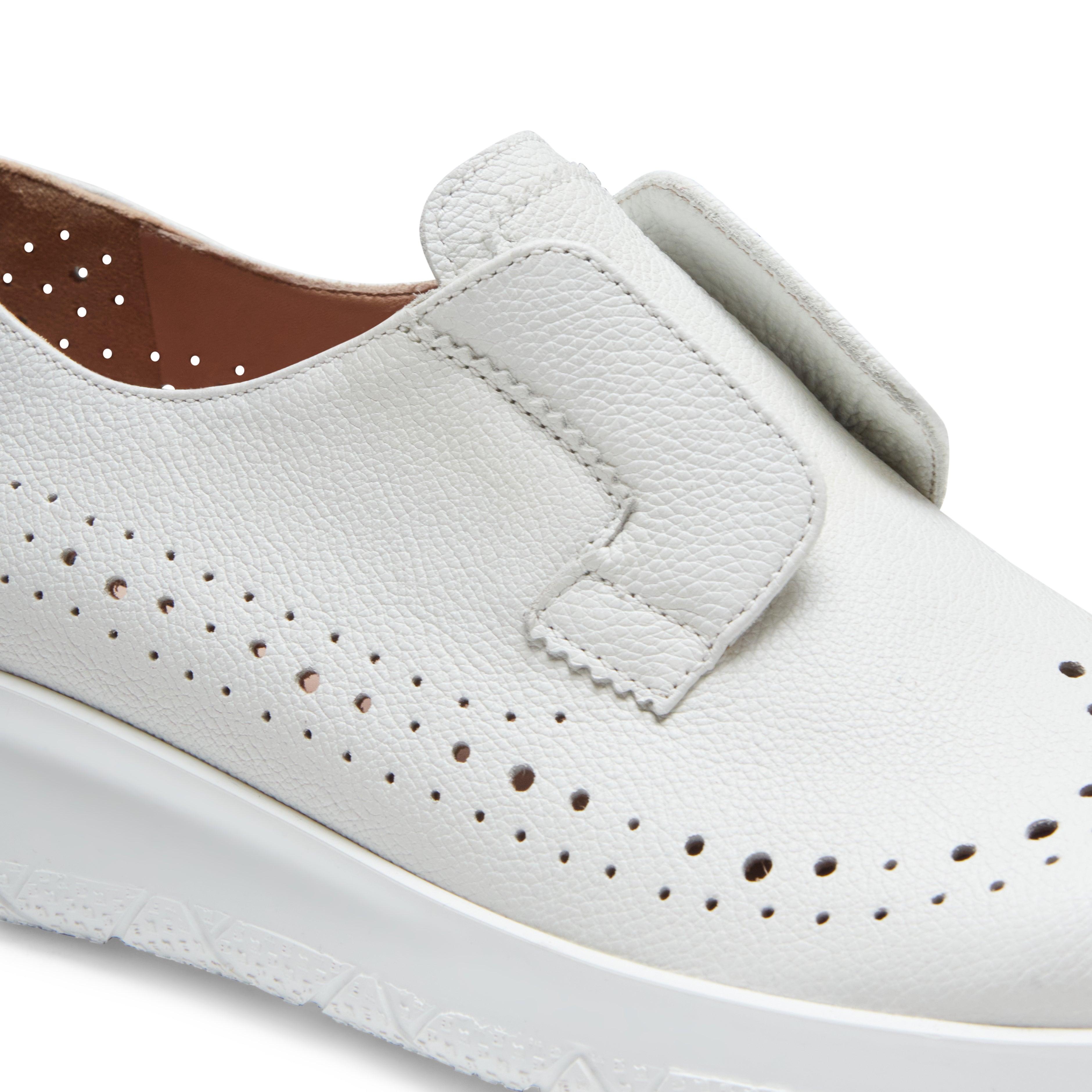 F.lli Rossetti One 77098 sneaker bianco pelle traforata