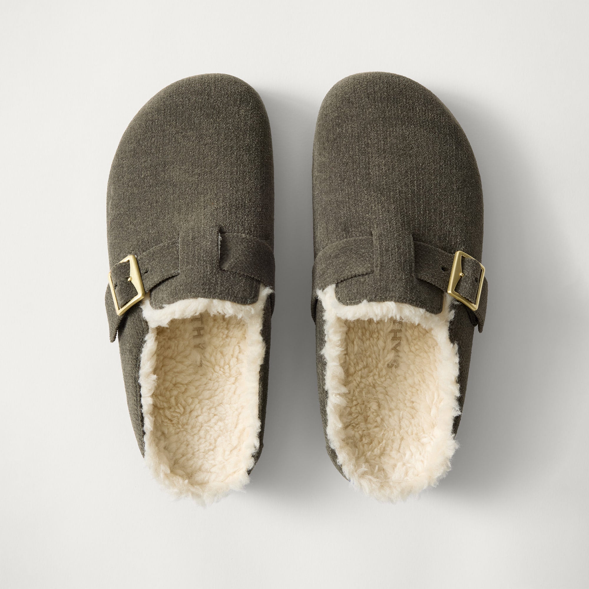 Rothy's The Teddy Buckle Clog zoccoli donna Olive ReVelvet