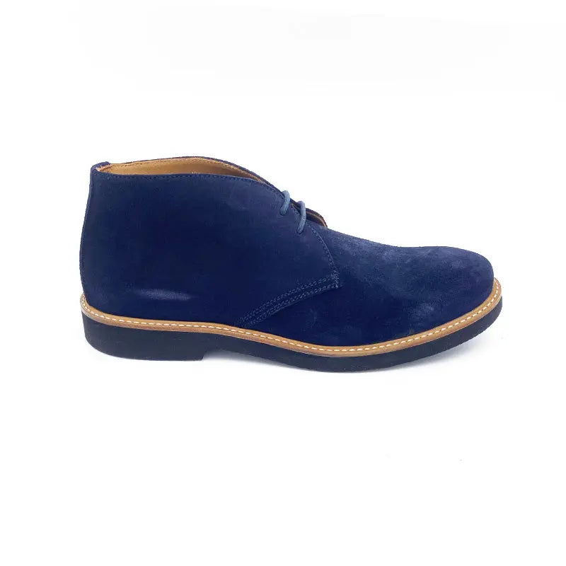Sandro Barbera 2582 desert boots camoscio blu 42