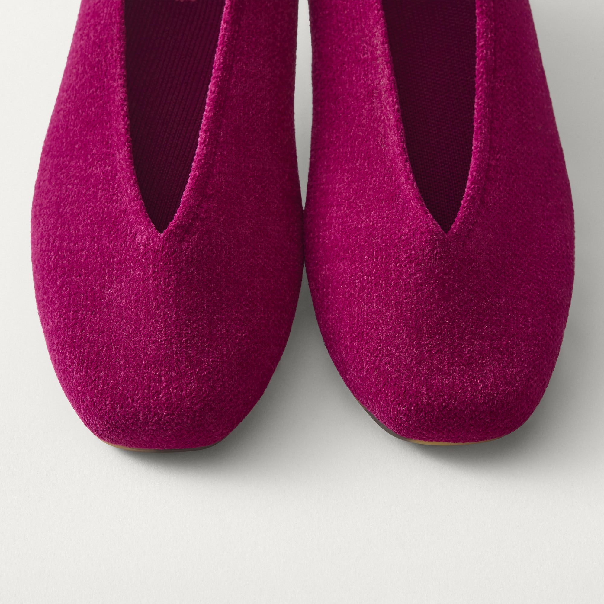 Rothy's The Max Square Ballerina ballerine mulberry magenta punta