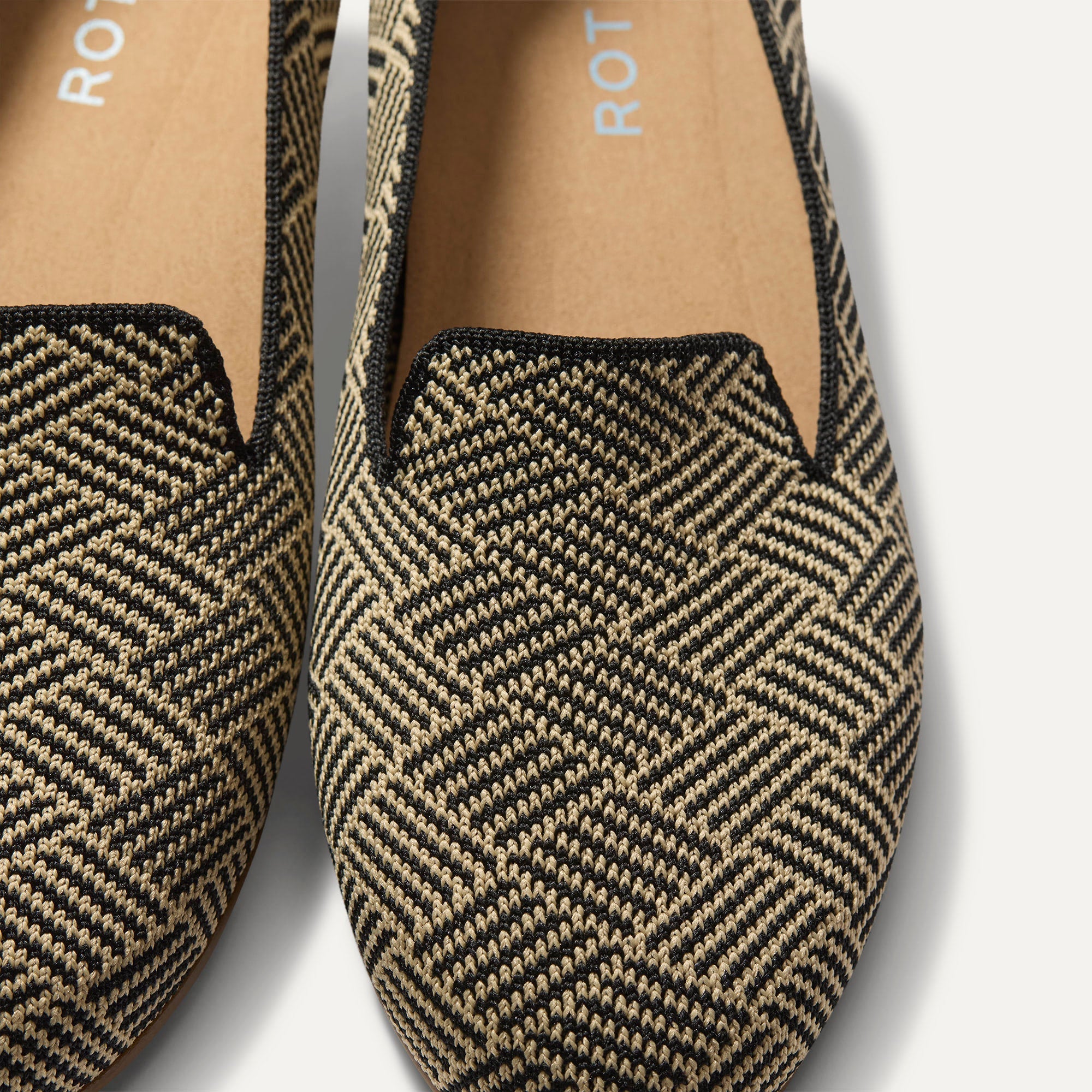 Rothy's The Daily Loafer mocassini Black Zig Zag neri