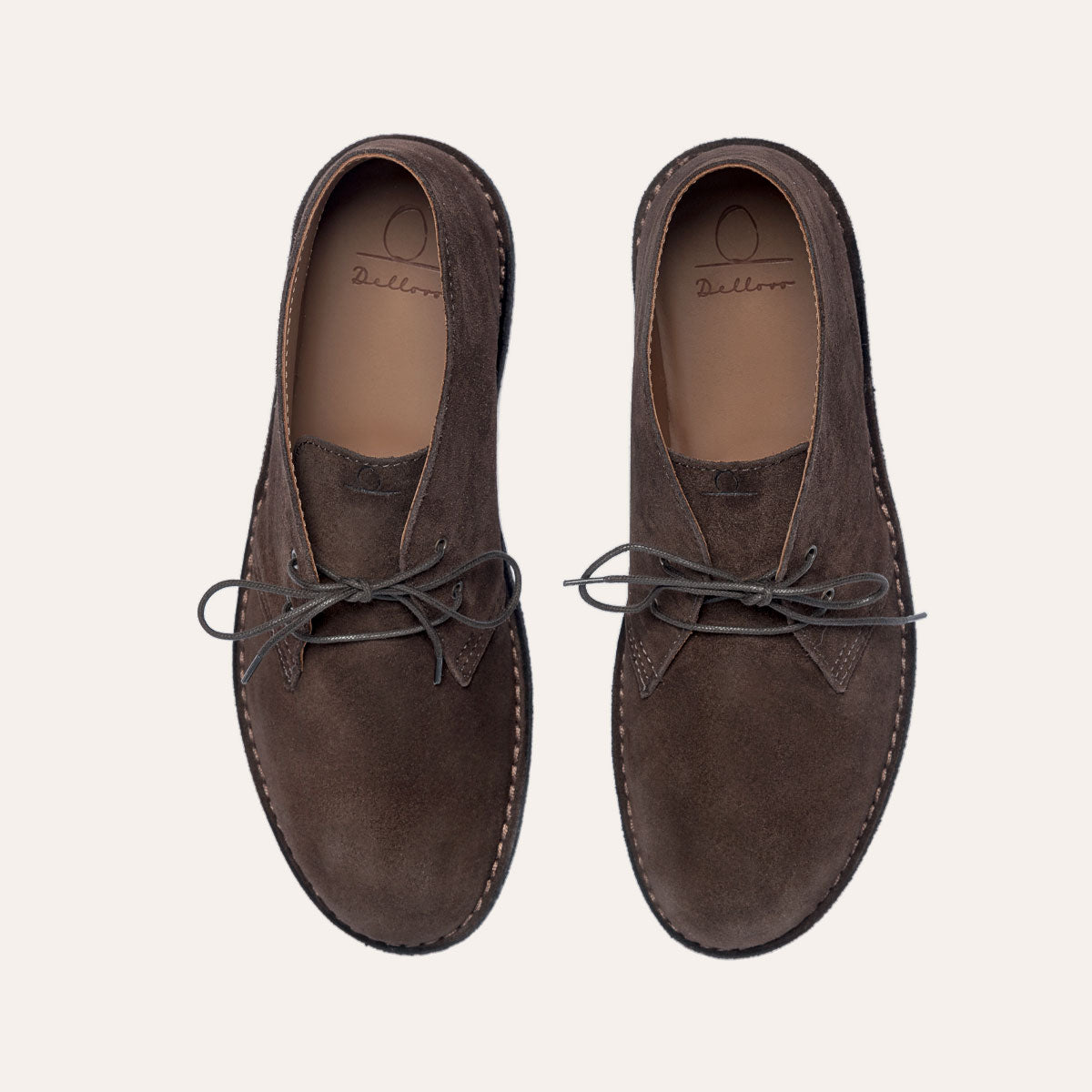 Dellovo Cardon desert boot camoscio cognac