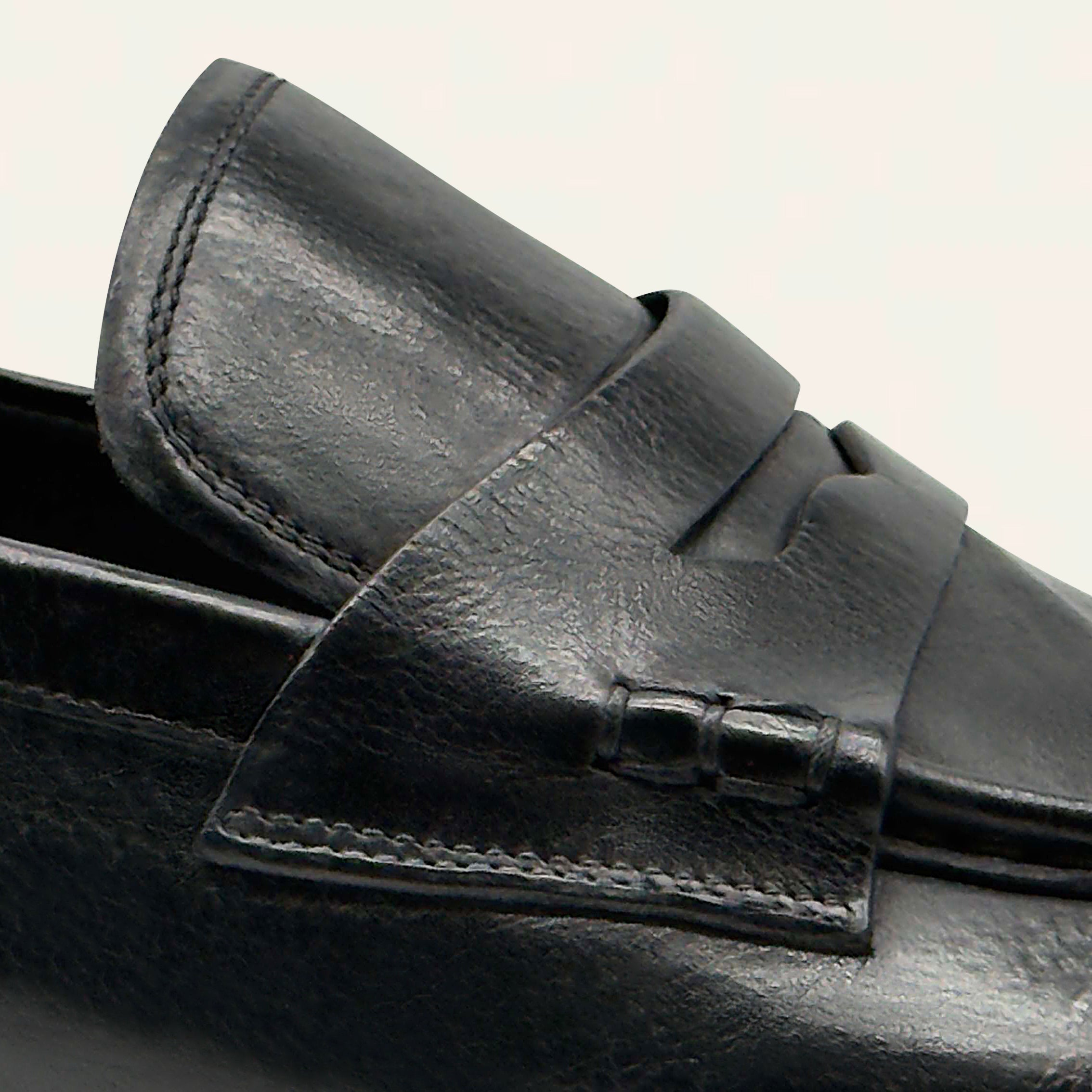 Dellovo Conca Loafer Uomo Nero Pelle Bufalo Invernale
