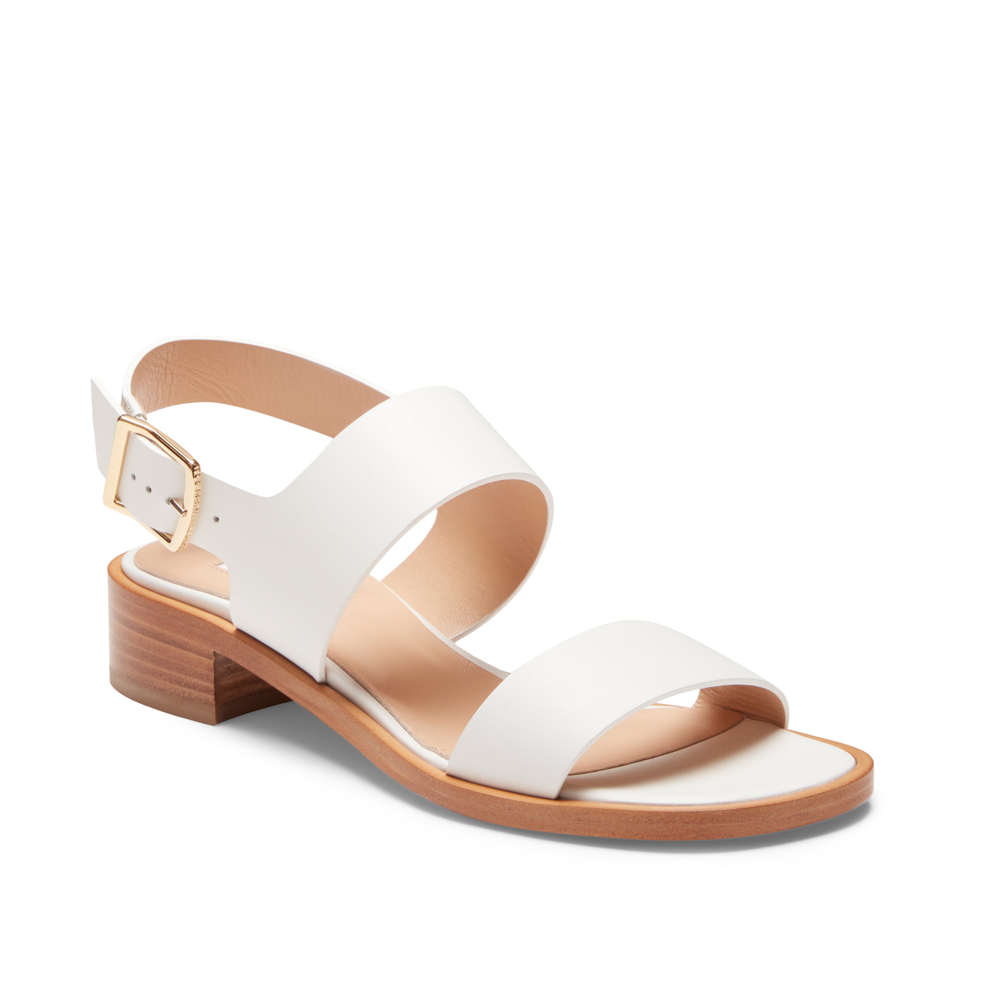 F.lli Rossetti 68236 Sandalo Donna Bianco in Pelle Tacco