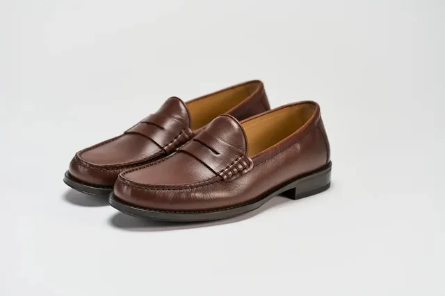 Sandro Barbera Brera Penny Loafer Cognac Pelle EU 43