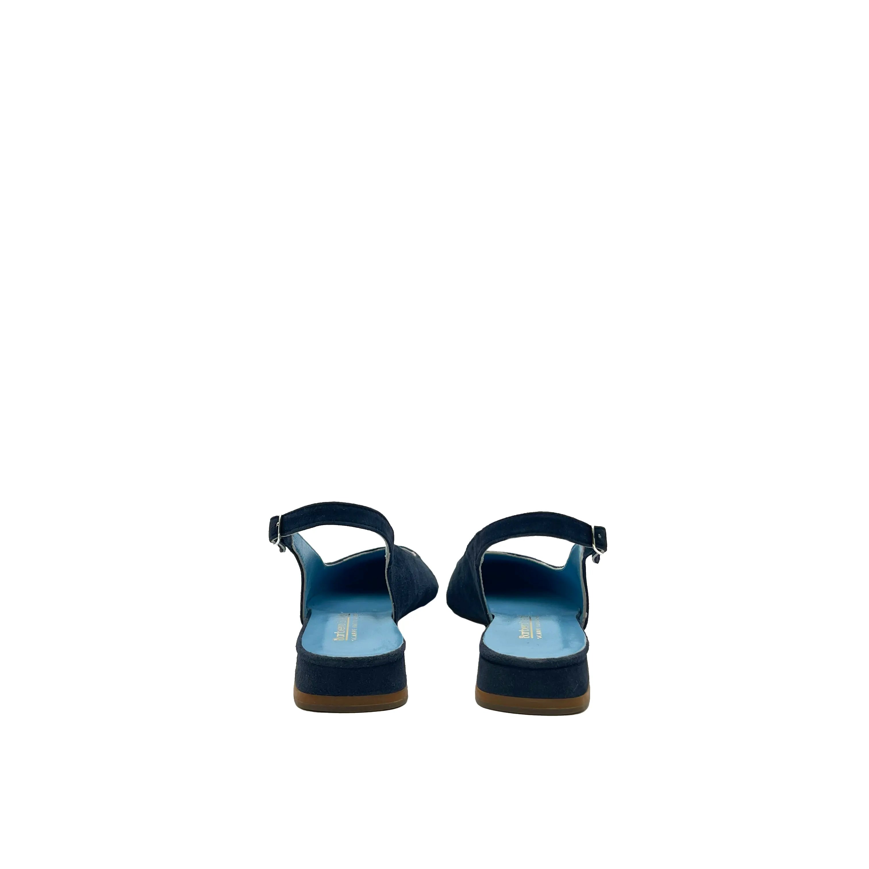 Sandro Barbera 254 Sandalo Donna Blu tacco 2 cm
