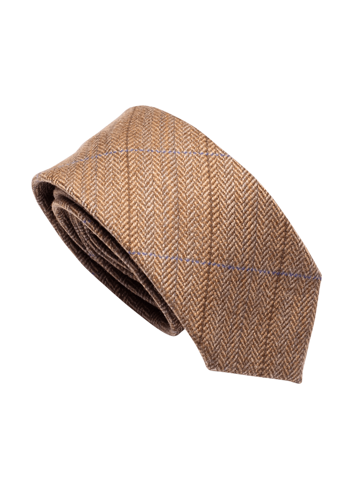Stefano Bemer Ties Pattern 07 cravatta lana marrone