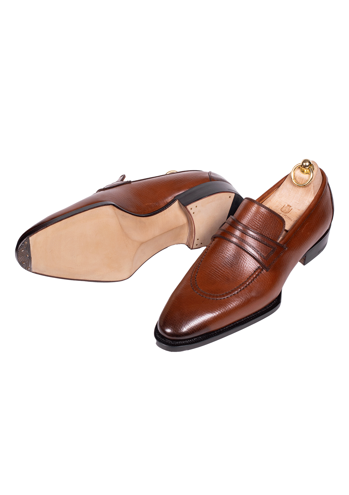 Stefano Bemer Loafers T1253 mocassini noce penny loafer