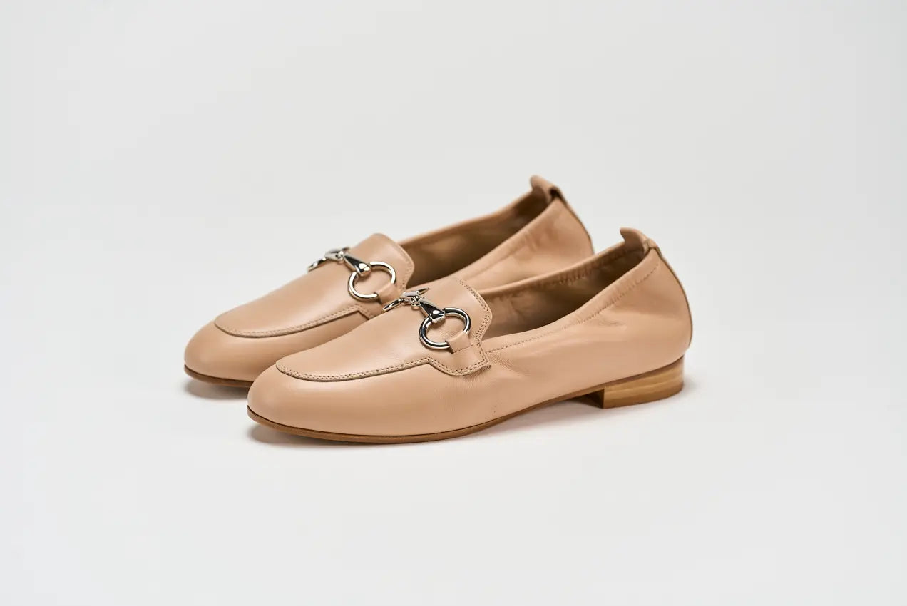Sandro Barbera 4003 Mocassini Donna Camel Nappa Morsetto