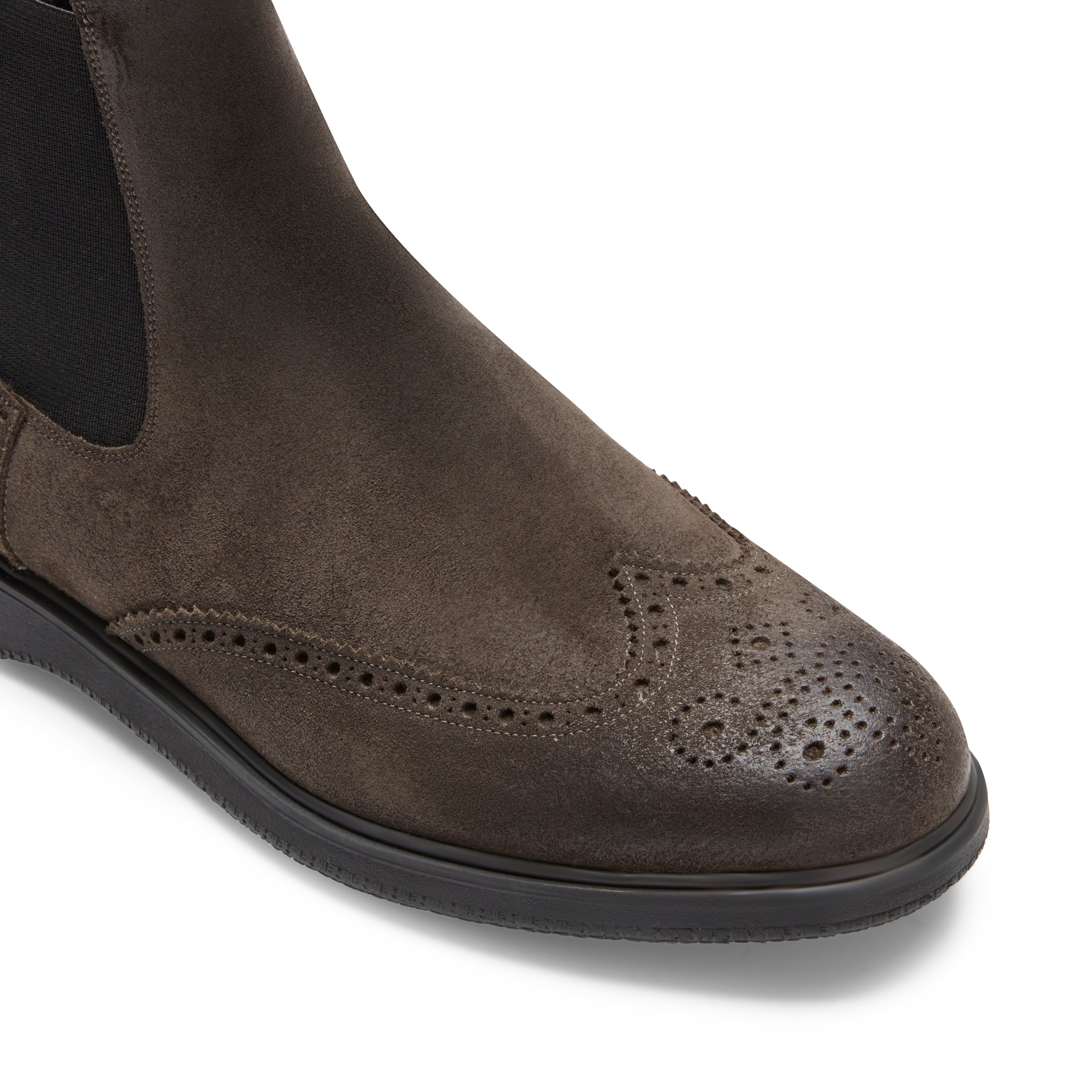 F.lli Rossetti 47509 Chelsea boot brogue suede antracite