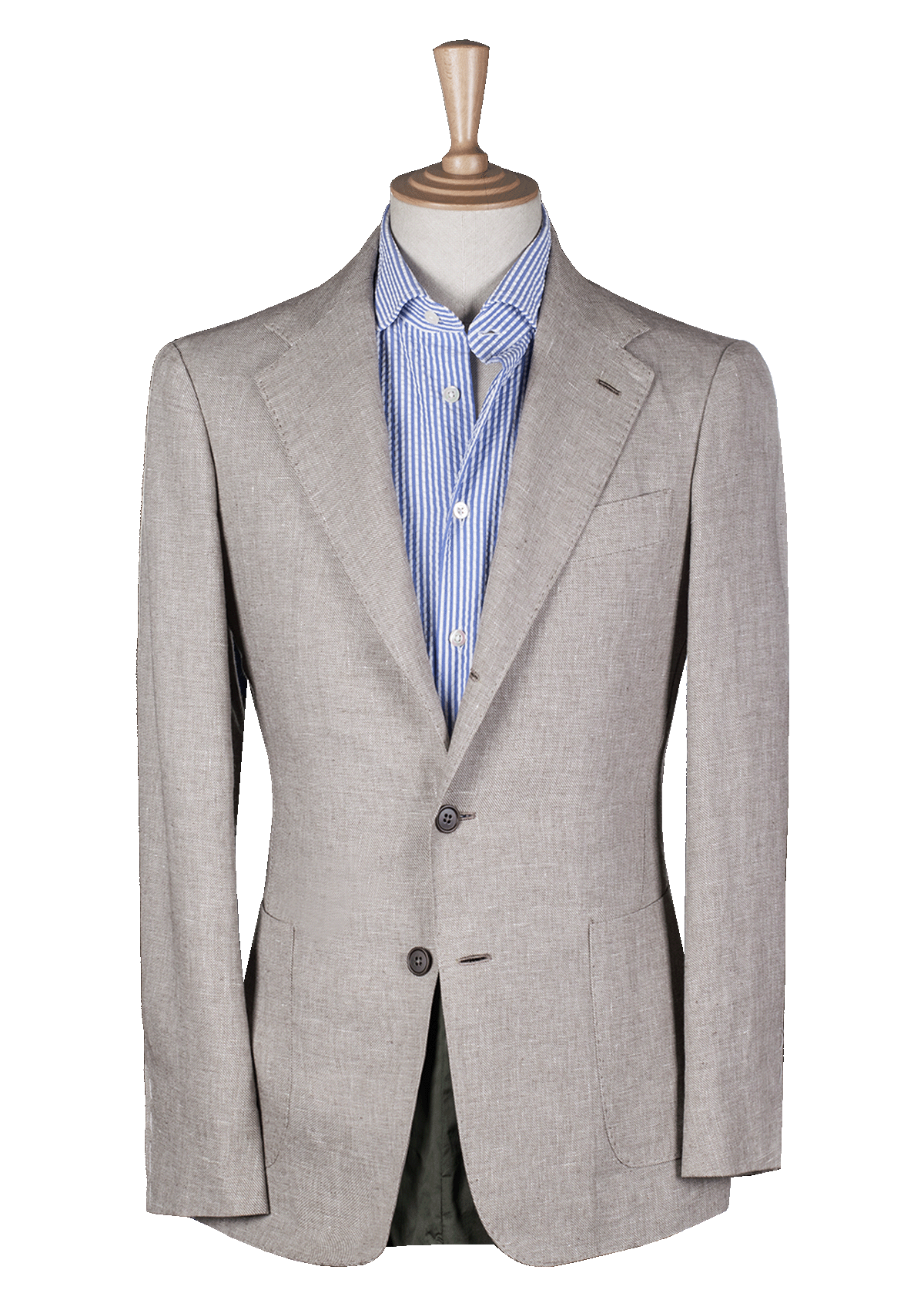 Stefano Bemer SV2114 blazer cotone lino beige taglia 50