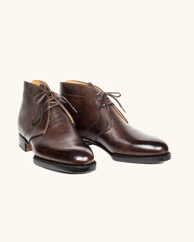 Stefano Bemer Boots T7000 Stivaletti Pelle Marrone Chukka
