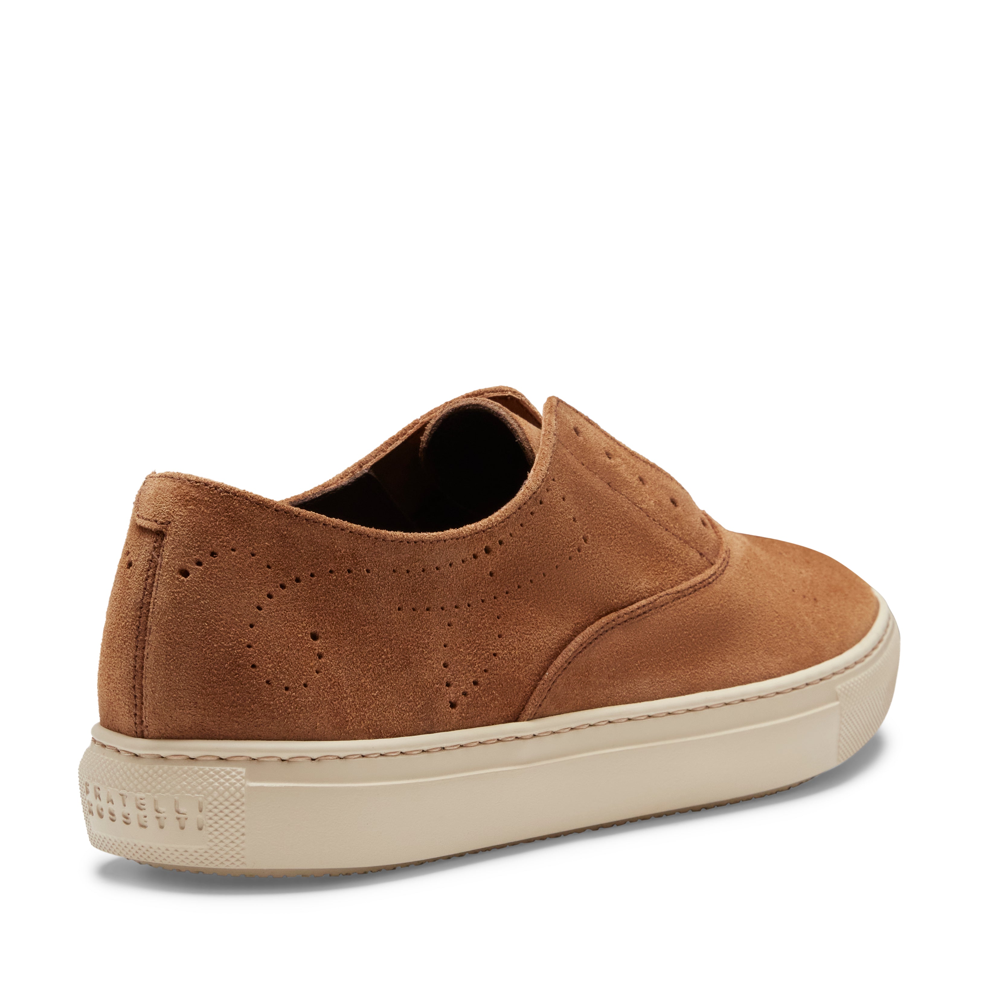 F.lli Rossetti Hobo Sport 45651 Sneaker Uomo Castoro Suede Idrorepellente