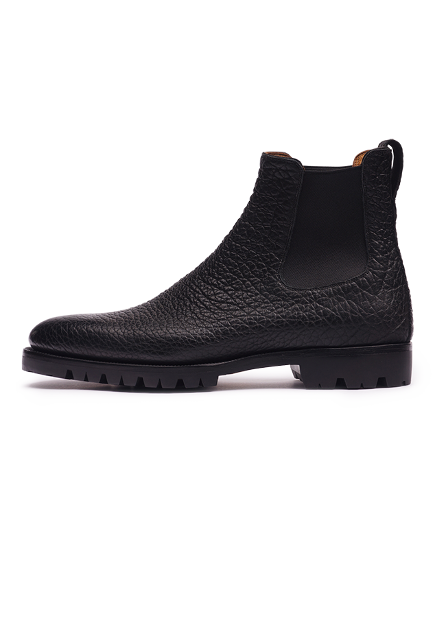 Stefano Bemer Boots C7905V2 stivali chelsea nero bisonte