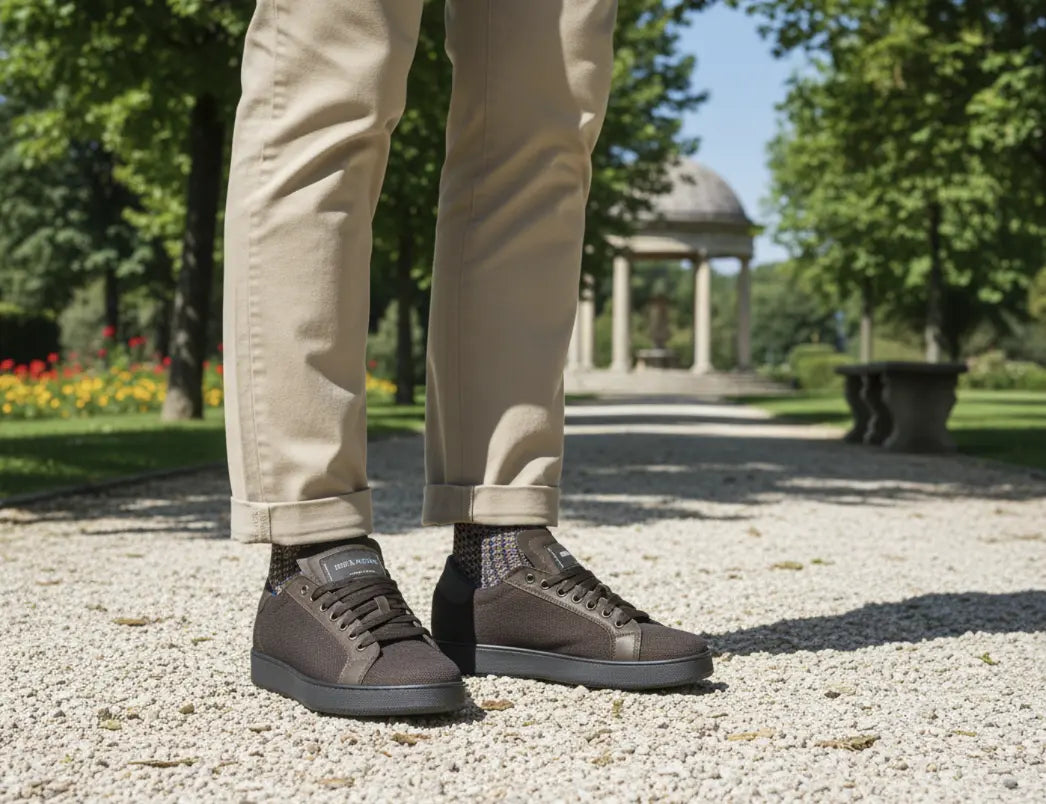 Sandro Barbera & Figli Wooly Jumper Terra sneaker marrone