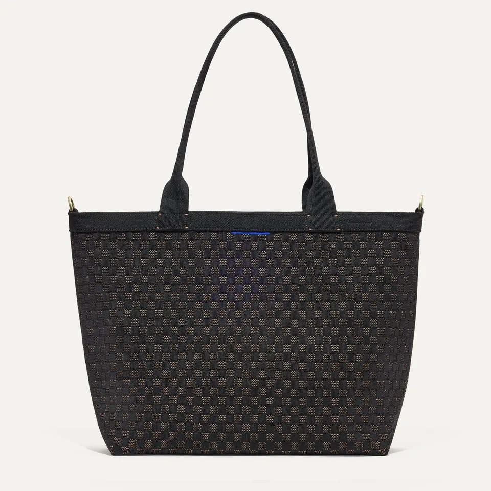 Rothy's The Lightweight Zip Tote borsa tote Night Song intrecciata