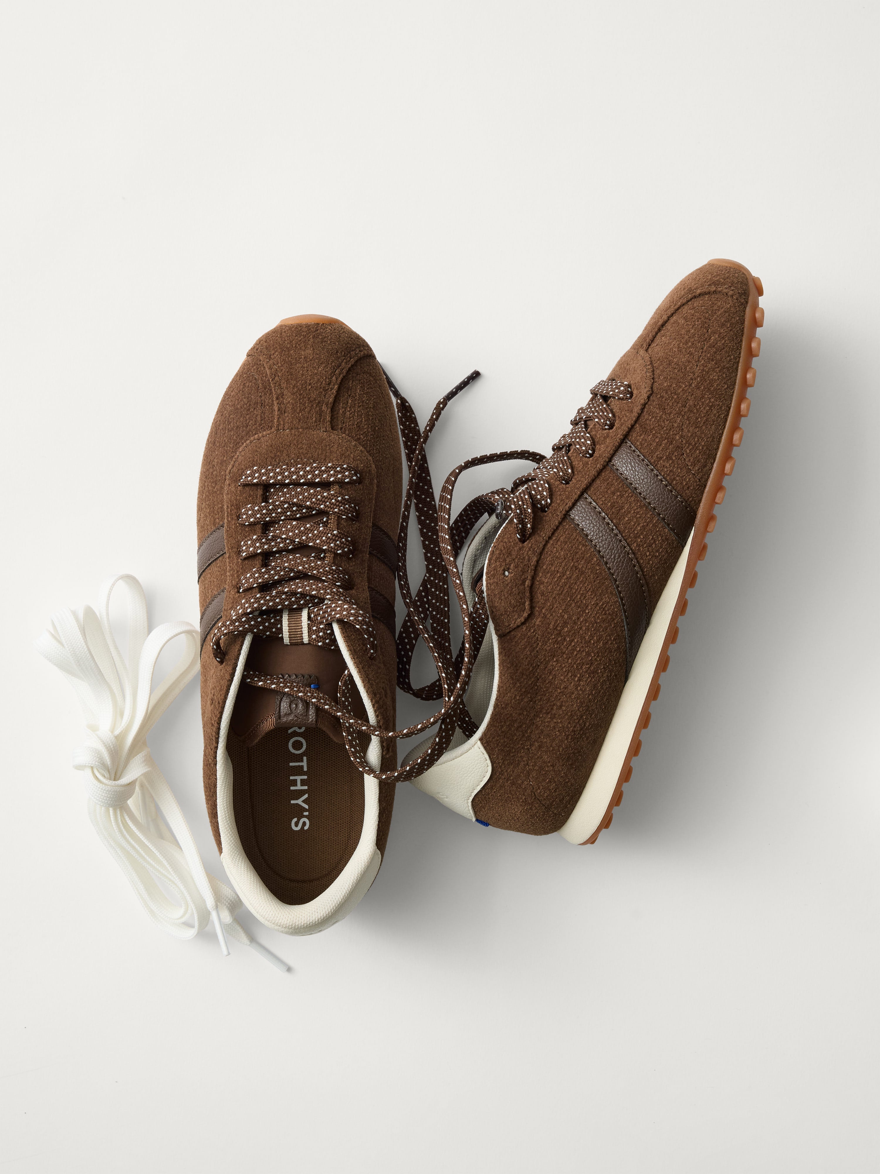 Rothy's The Ivy Sneaker sneakers donna ReVelvet Cinnamon marrone