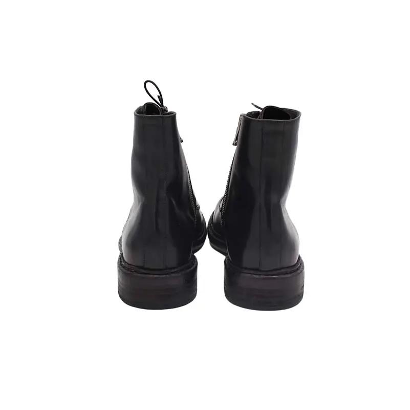 Sandro Barbera 6081 Stivaletto Nero Uomo Stone Washed