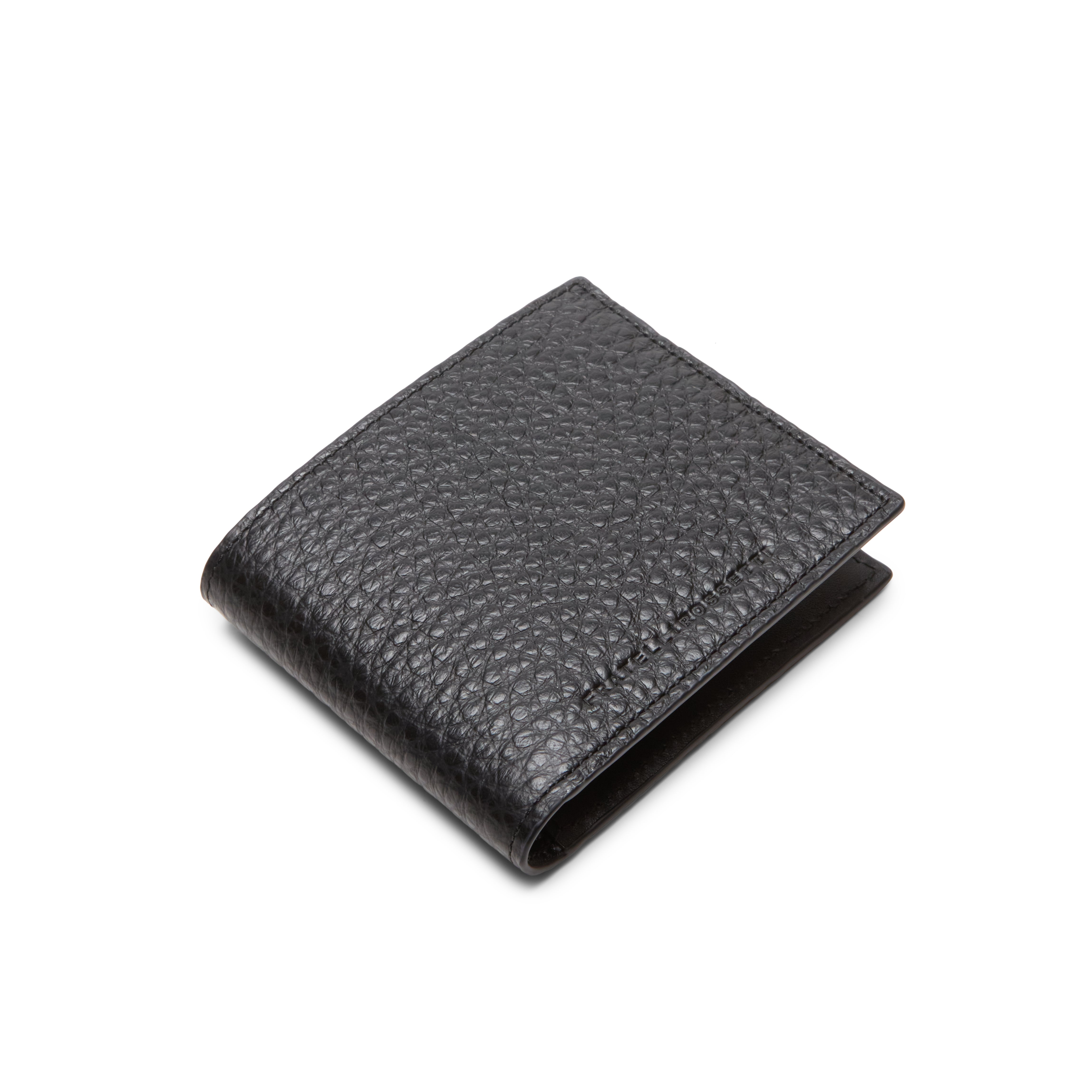 F.lli Rossetti 84870 Portafoglio Uomo Nero Pelle Portamonete