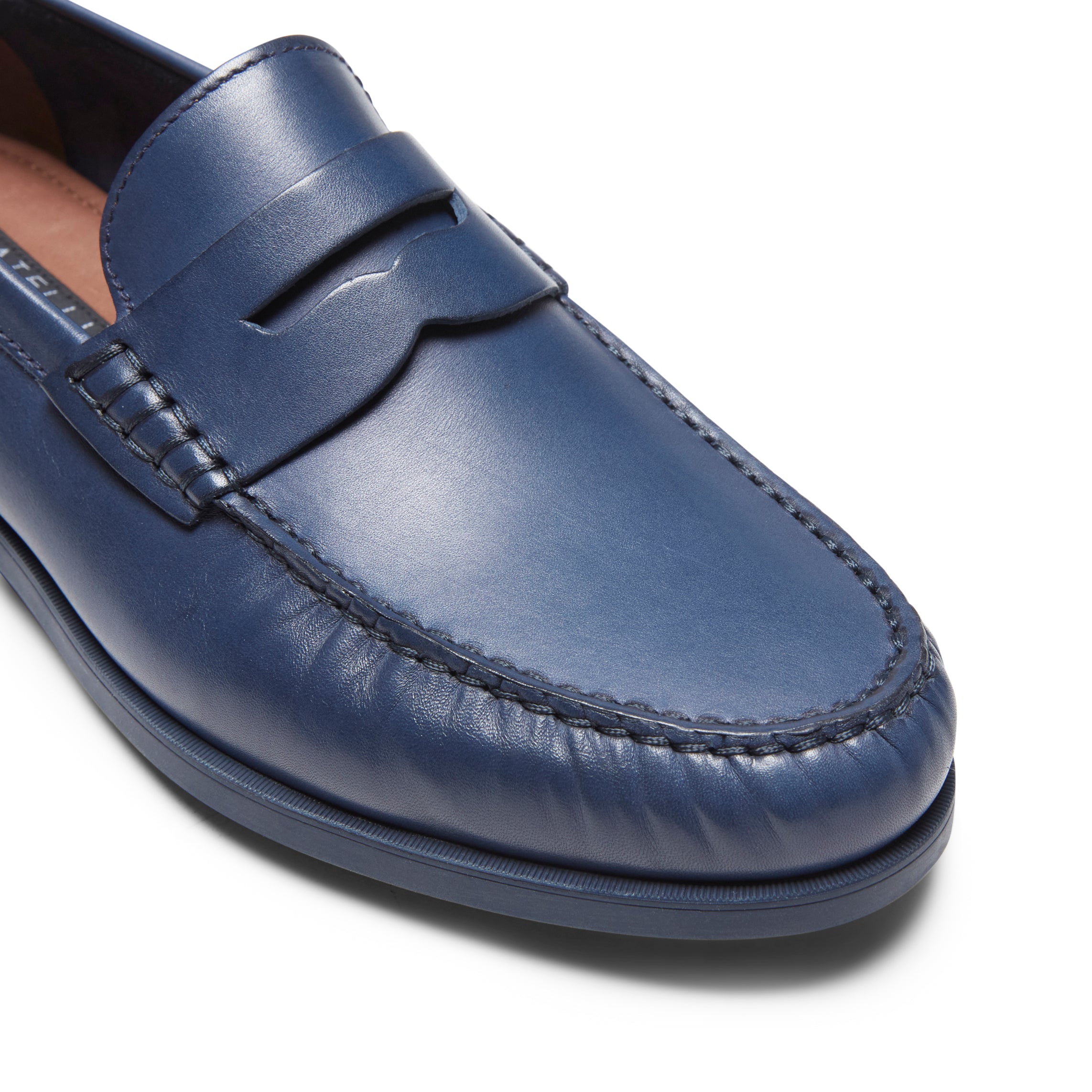 F.lli Rossetti 13305 Mocassino Pelle Uomo Blu Marine Fondo Gomma
