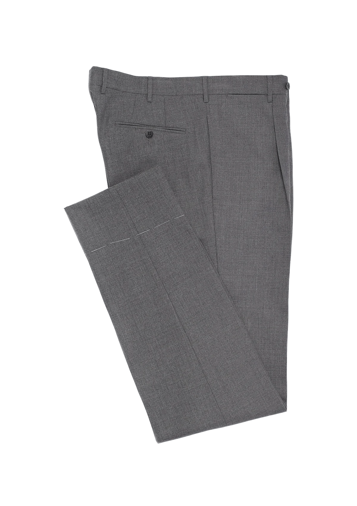 Stefano Bemer Trousers SV3003 pantaloni lana grigia 50