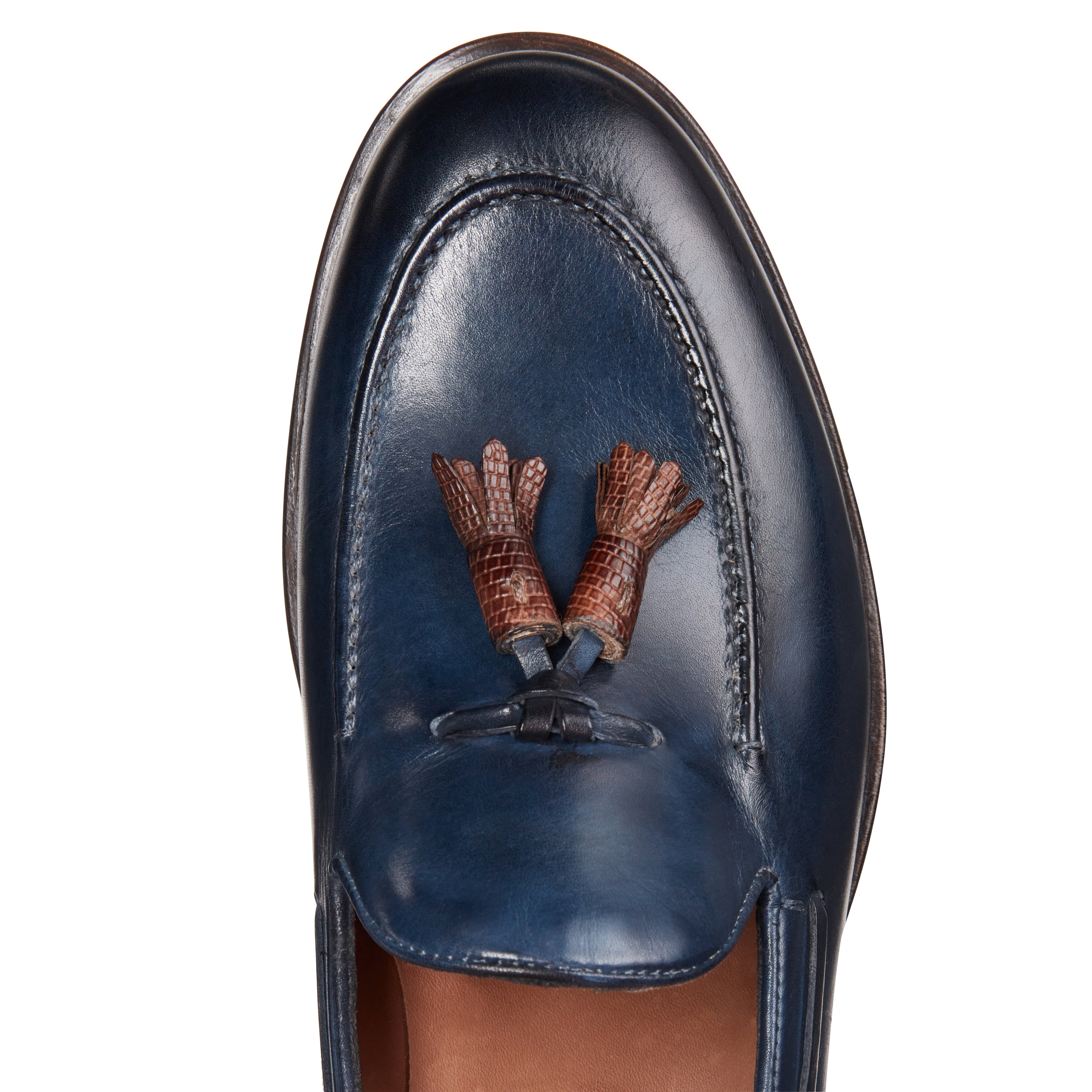 F.lli Rossetti Brera 15167 mocassino uomo pelle blu marine