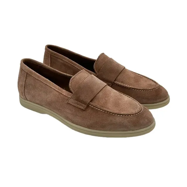 Sandro Barbera & Figli 180 stringate donna fard camoscio