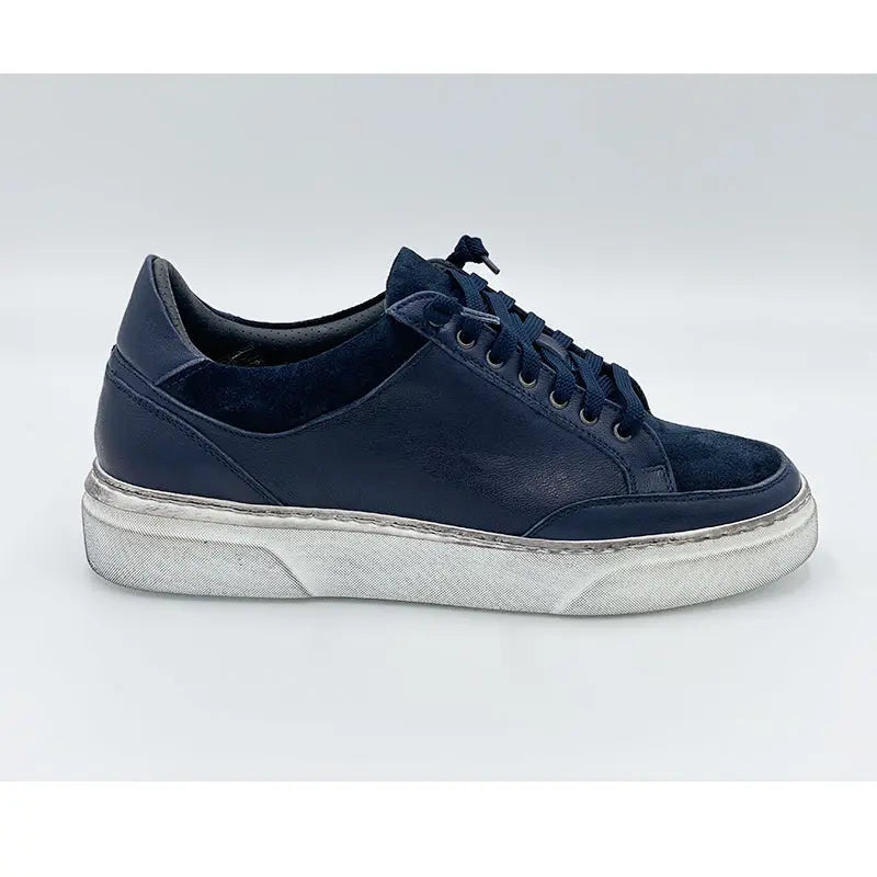 Sandro Barbera Airing Maya sneaker uomo blu EU 40 pelle